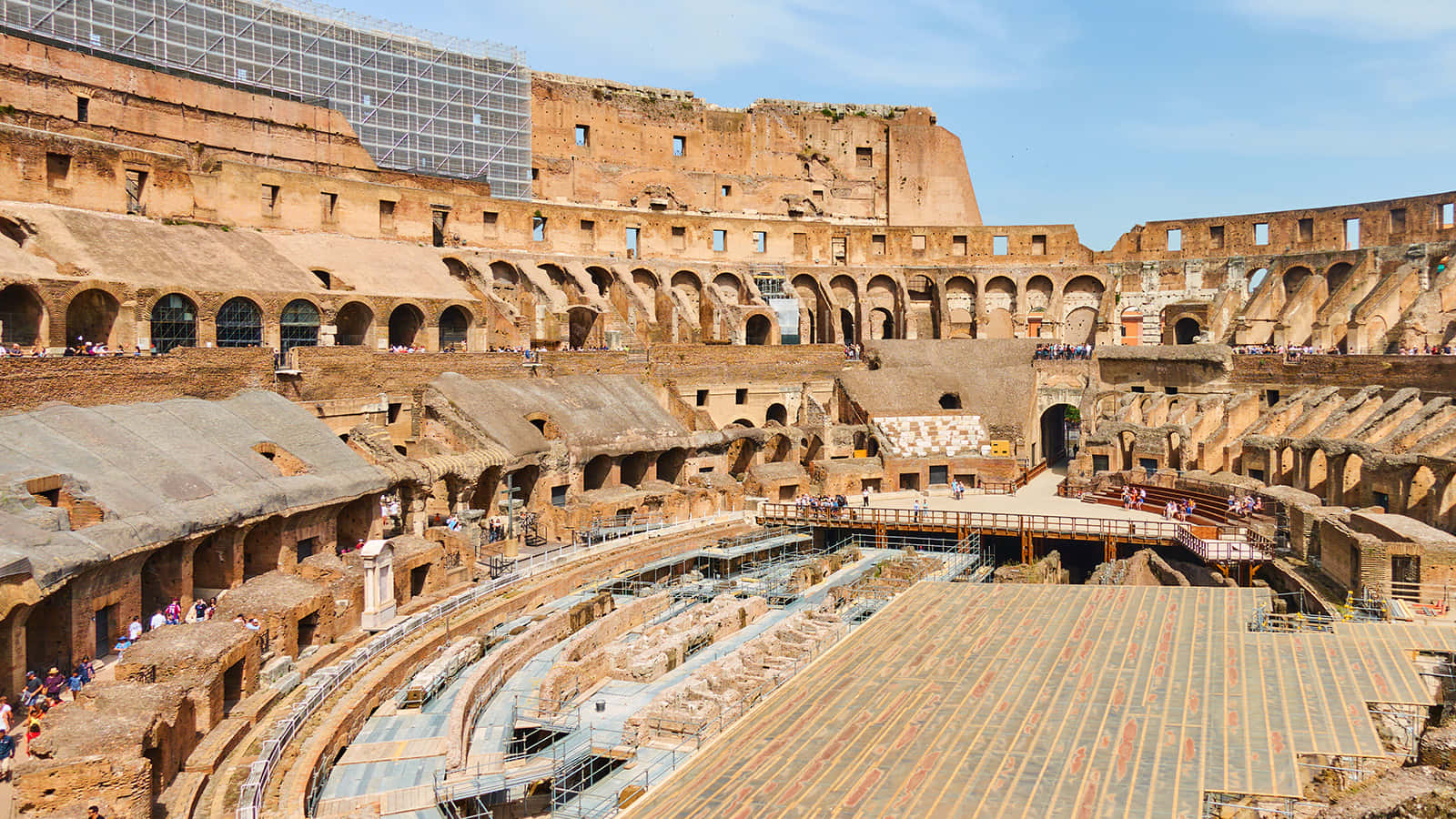 Ancient Roman Colosseum Desktop Background