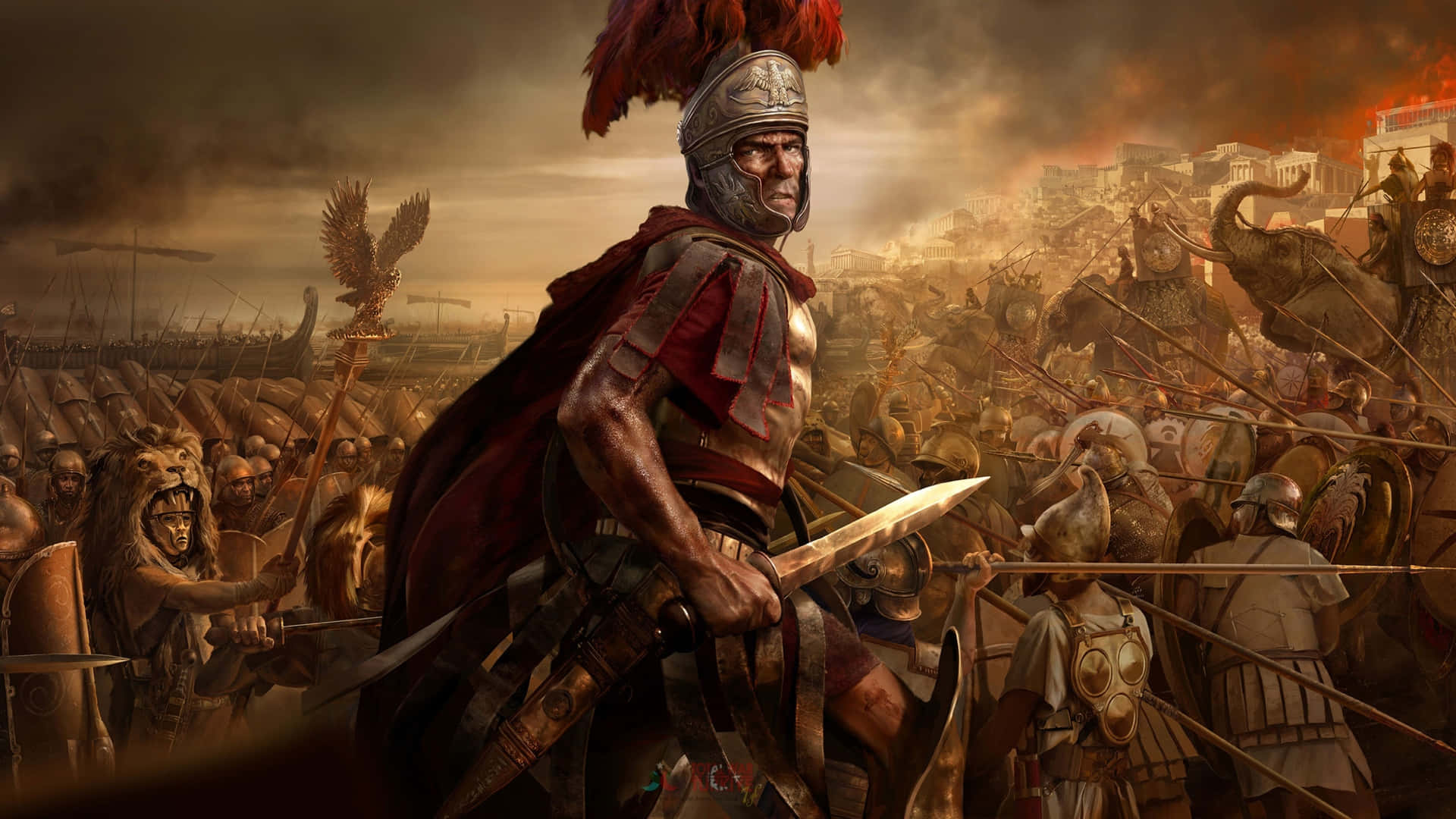 Ancient Roman Warriors Desktop