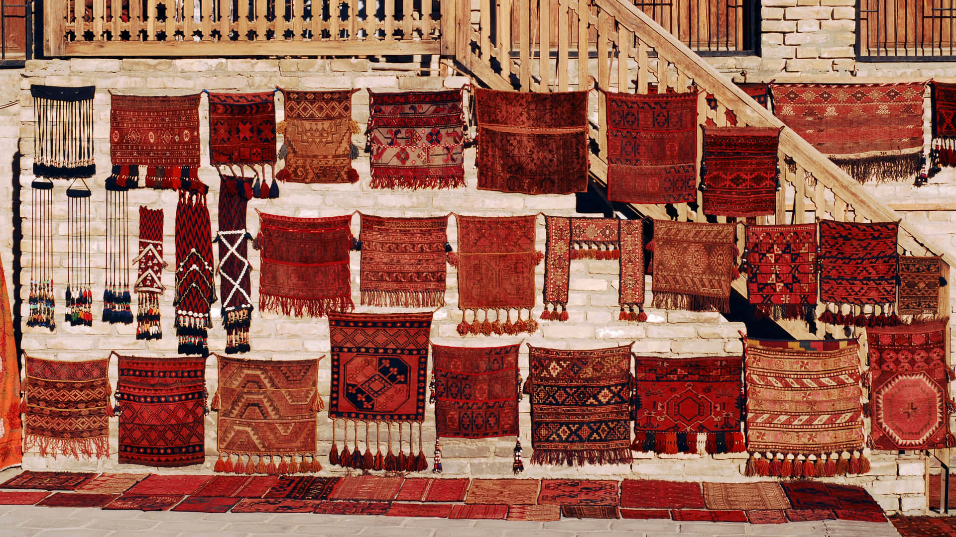 Ancient Rugs And Carpets In Bukhara