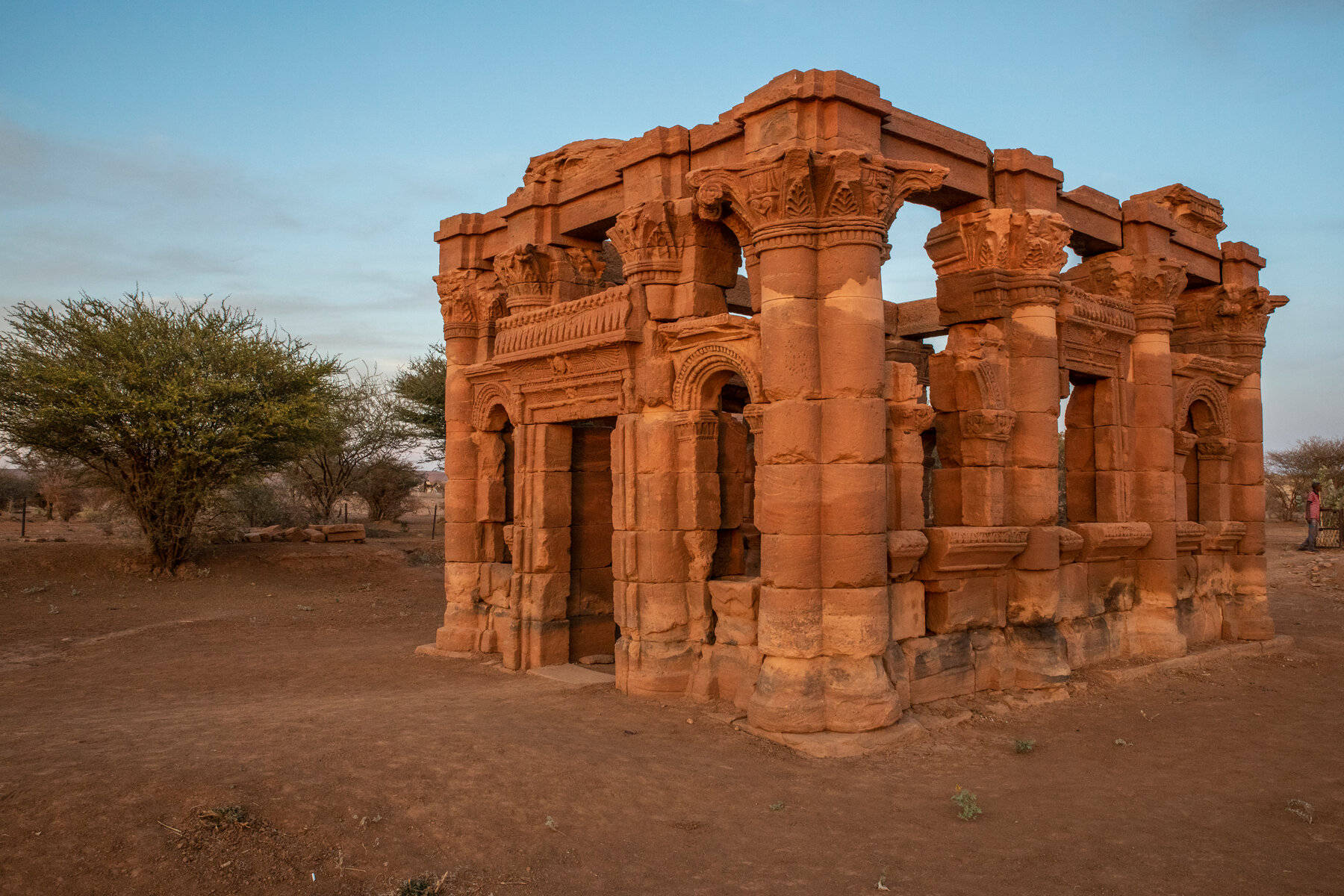 Ancient Tomb In Sudan Background