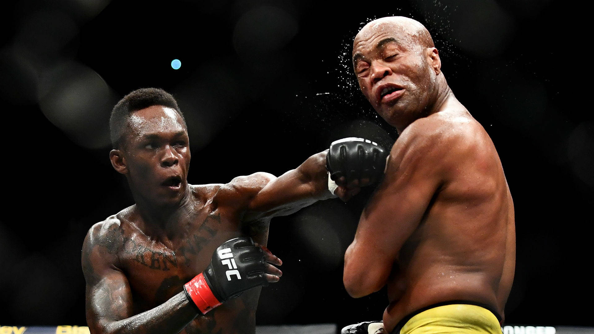 Anderson Silva Being Punched Background