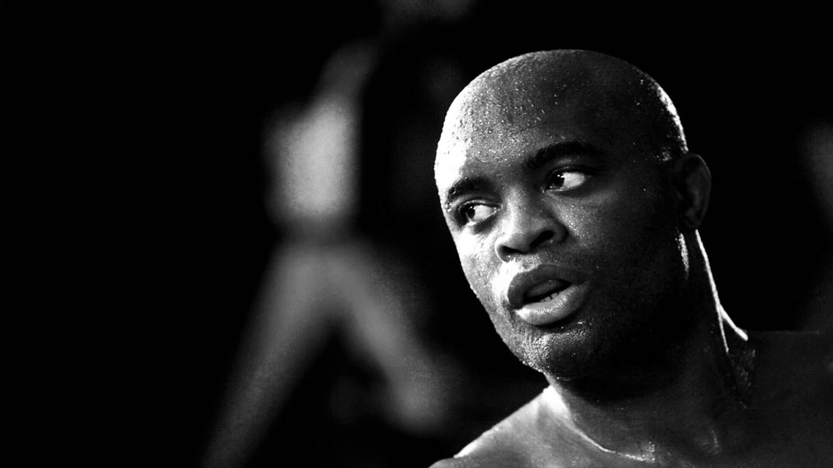 Anderson Silva Monochrome Interview Background