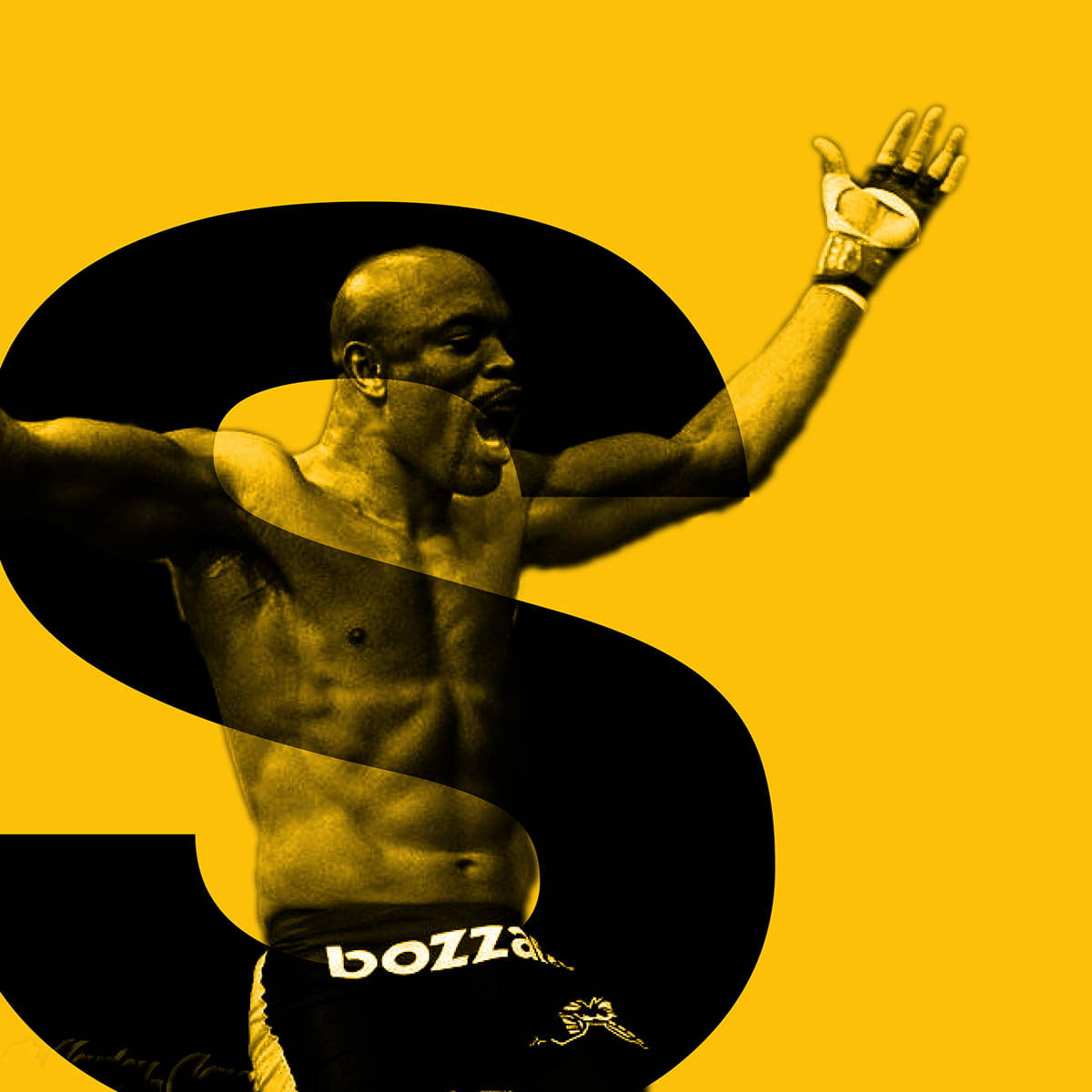 Anderson Silva S Yellow Aesthetic Background