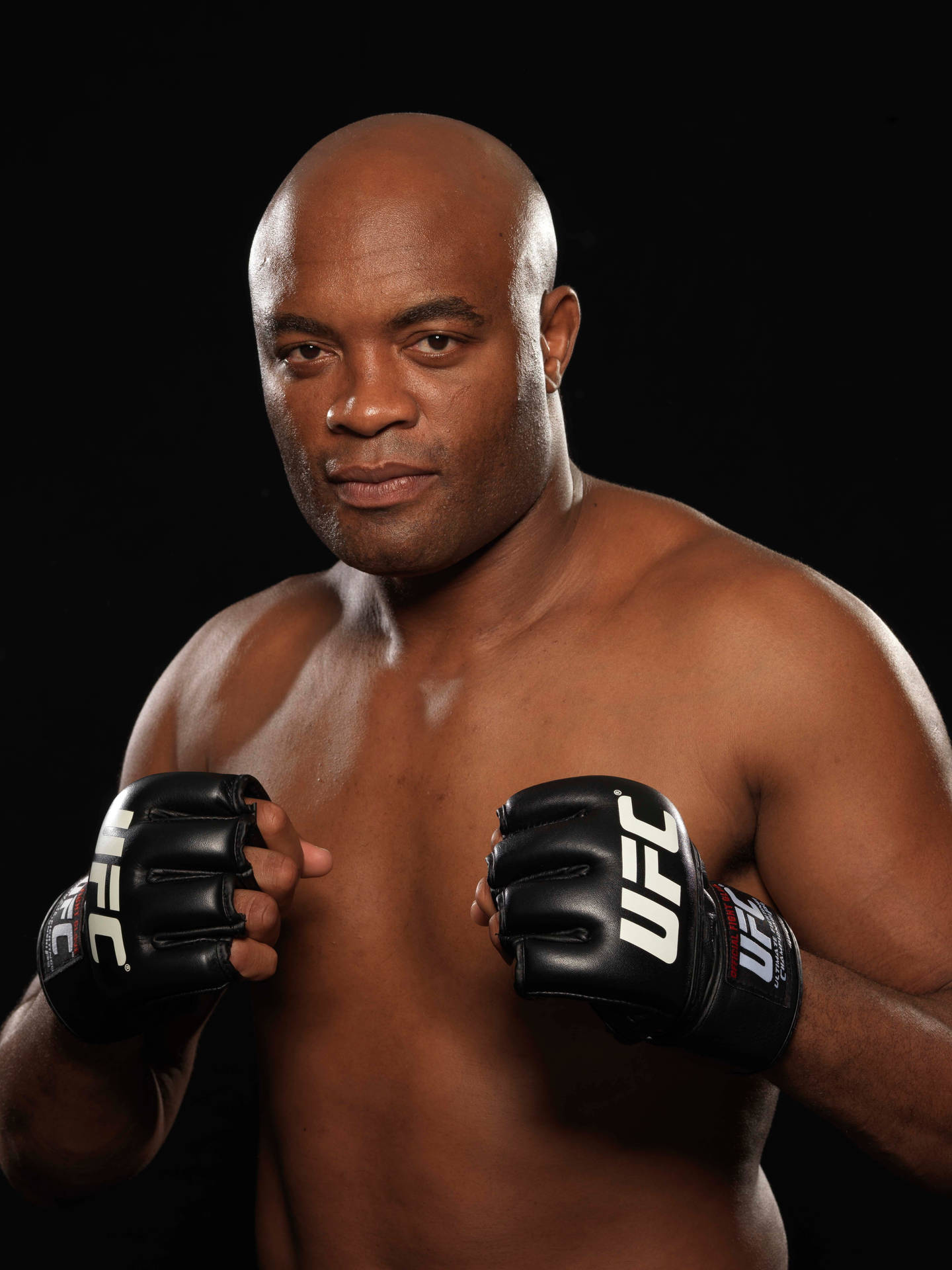 Anderson Silva Ufc Gloves Background