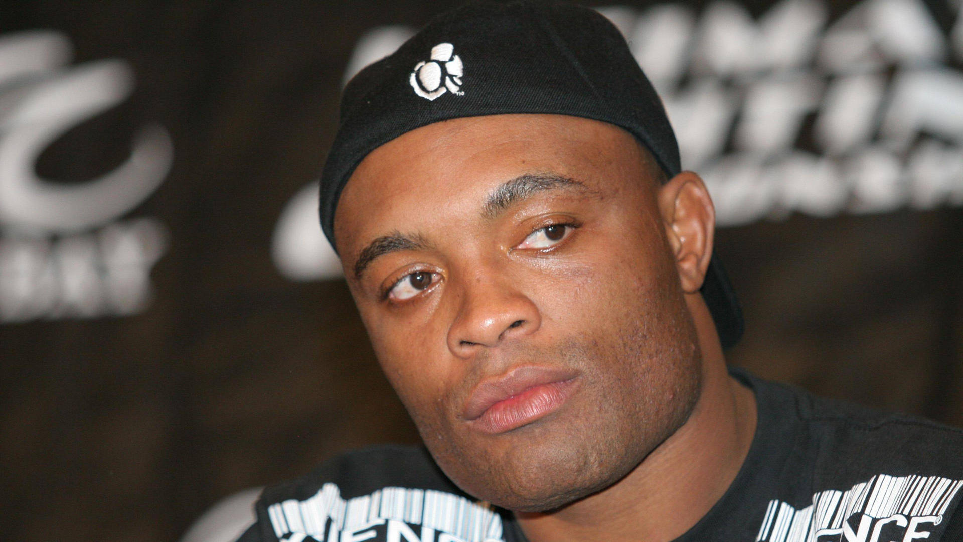 Anderson Silva Wearing Beanie Background