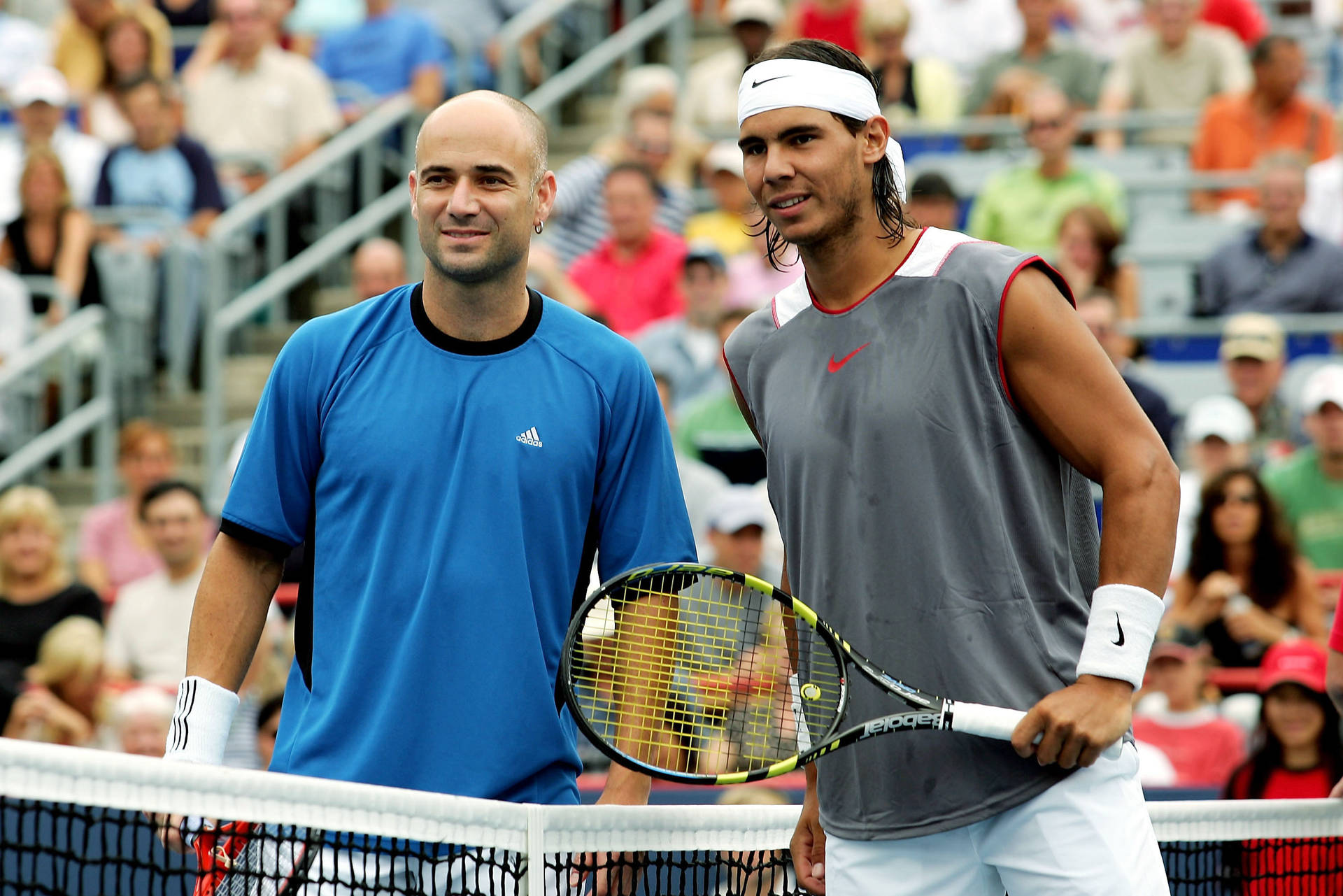 Andre Agassi And Rafael Nadal Background