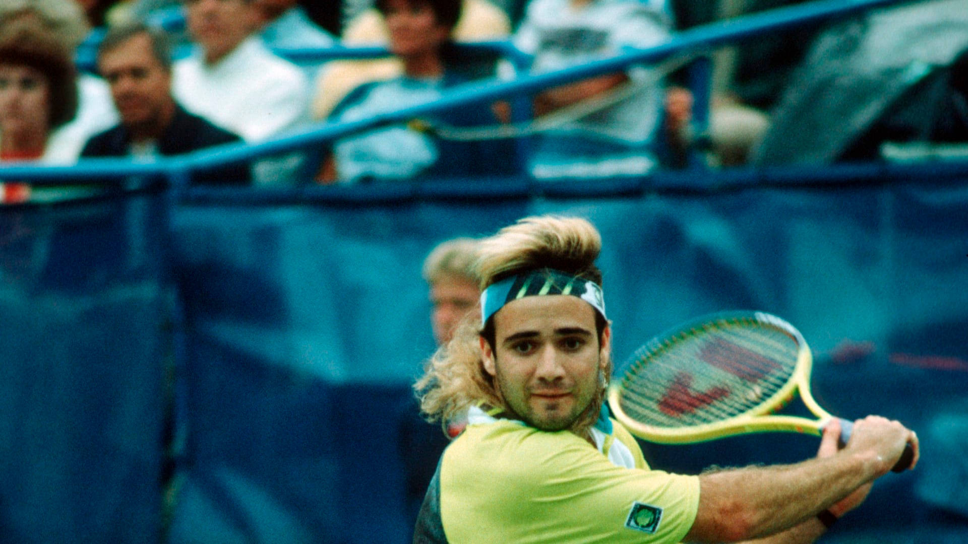 Andre Agassi Looking Down