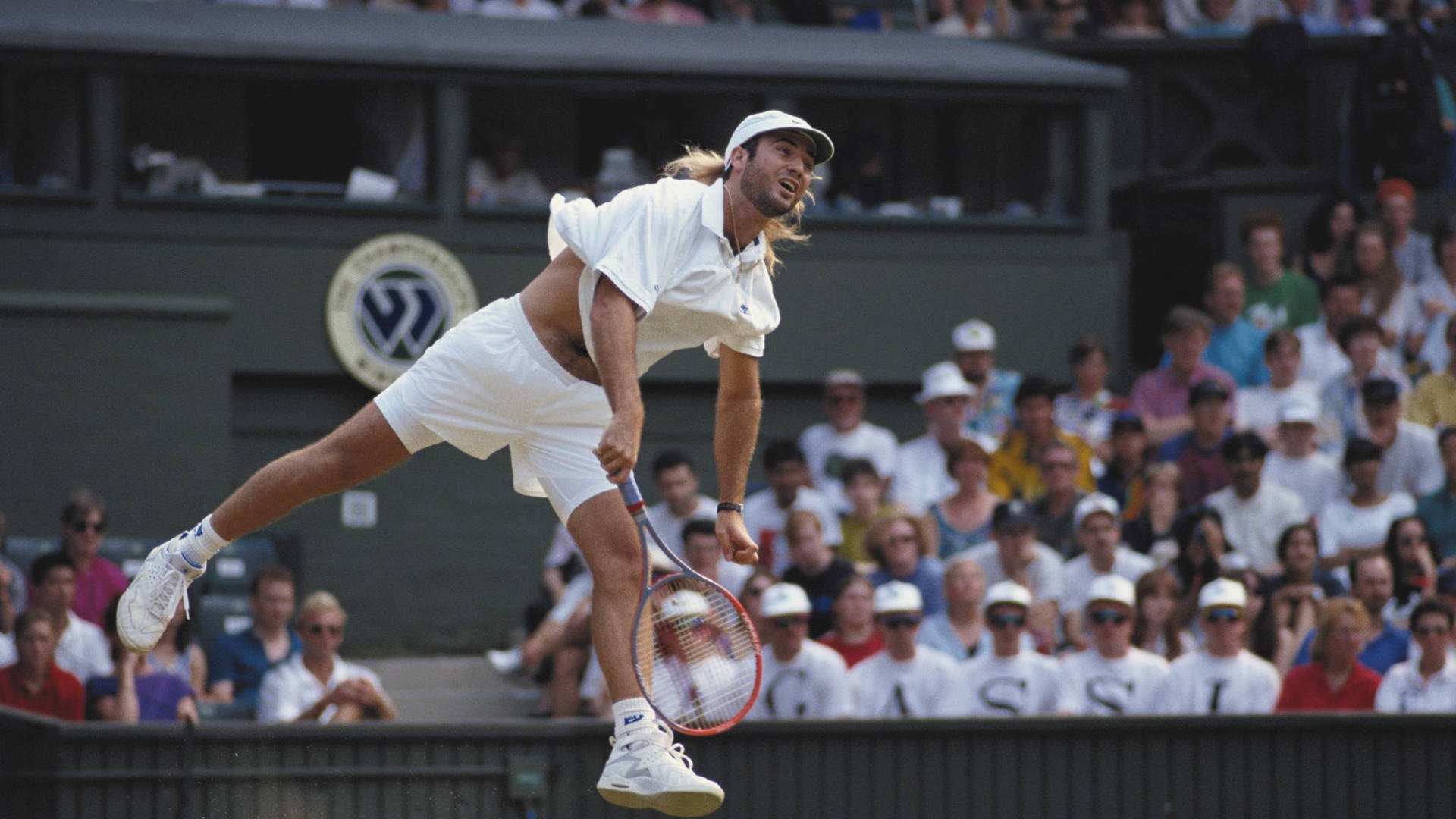 Andre Agassi Winning 1992 Wimbledon Championships