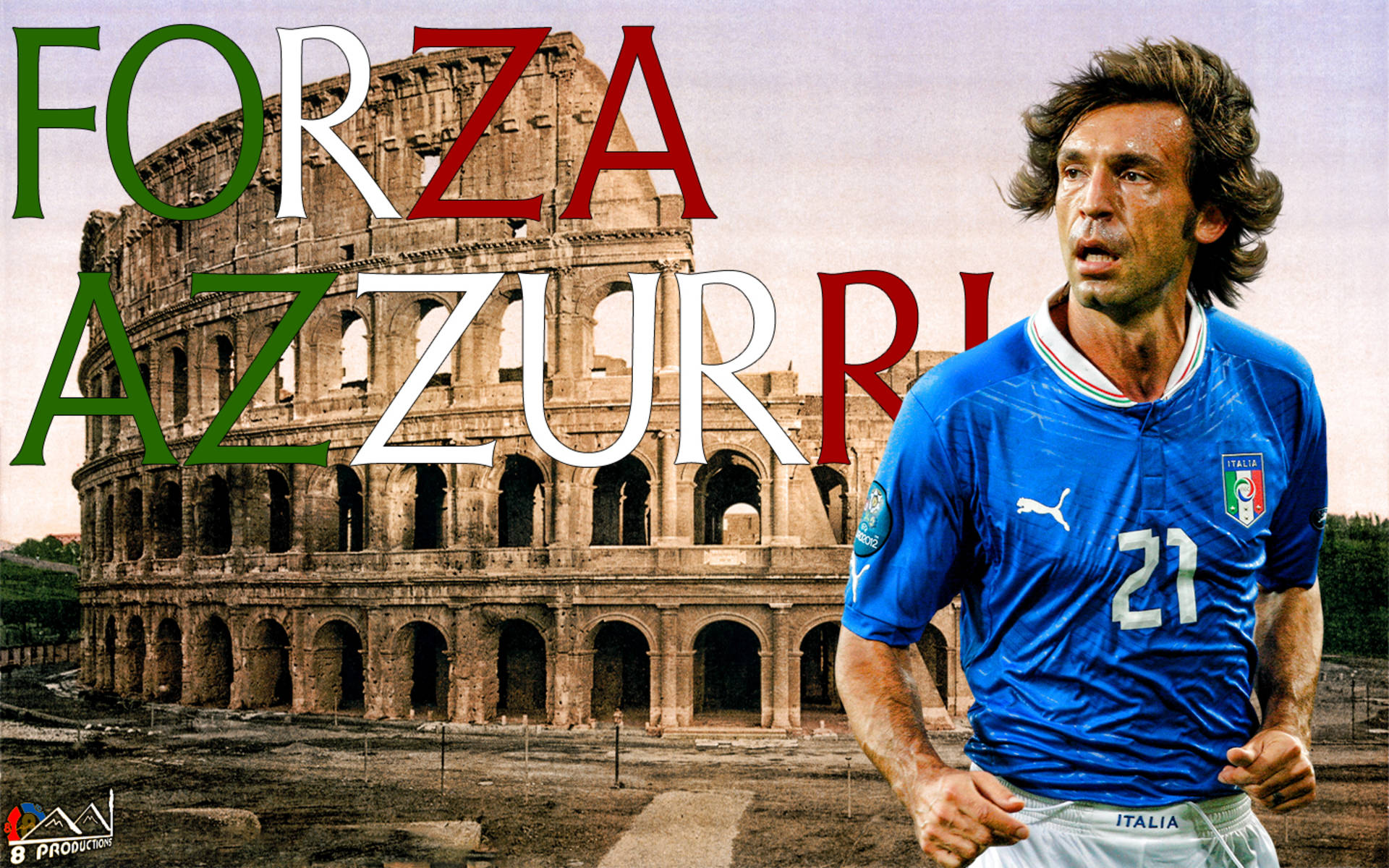Andrea Pirlo Italy Football Team Background