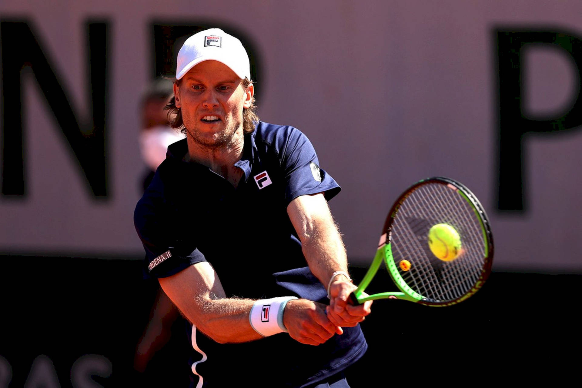 Andreas Seppi Dark Blue Shirt