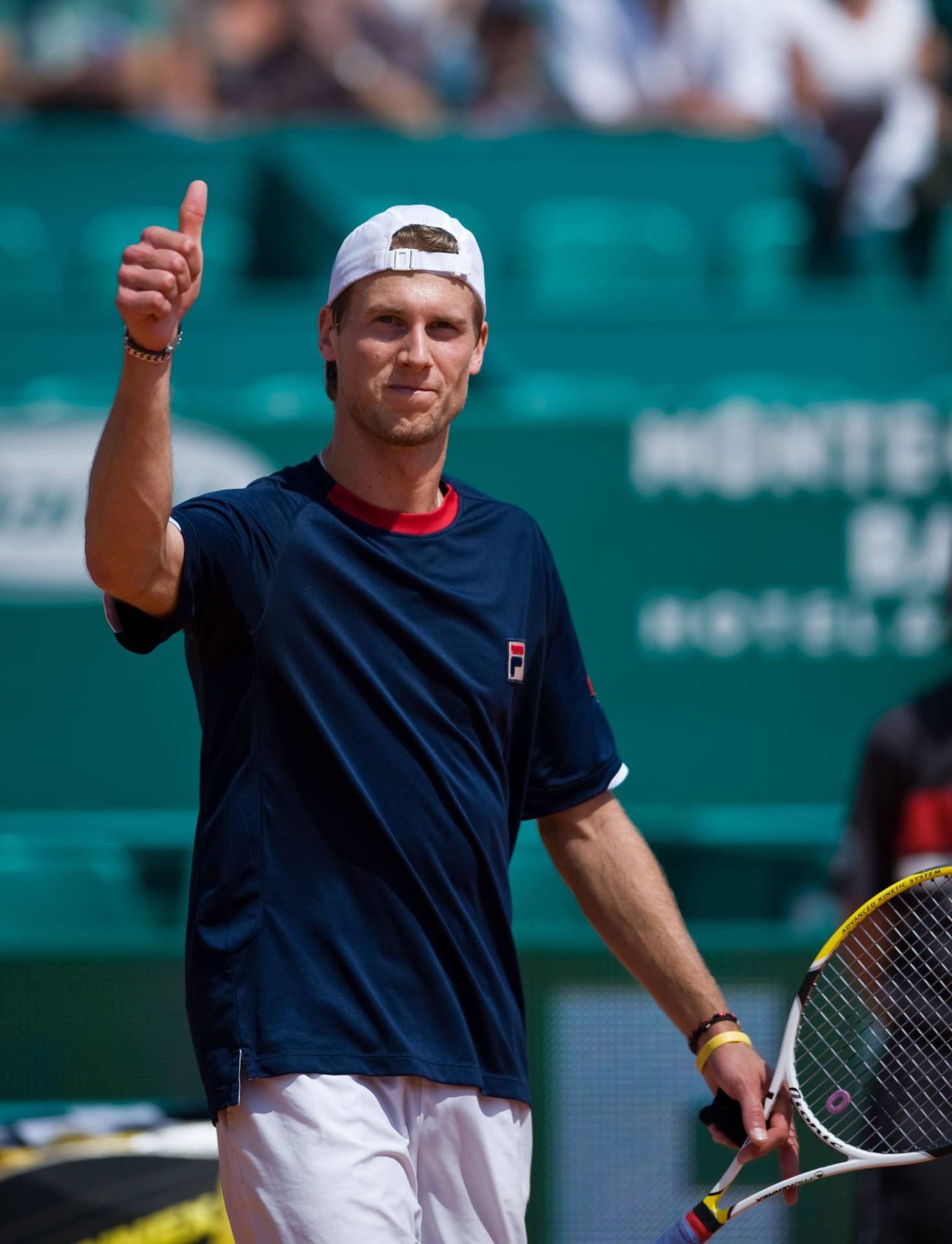 Andreas Seppi Thumbs Up Background