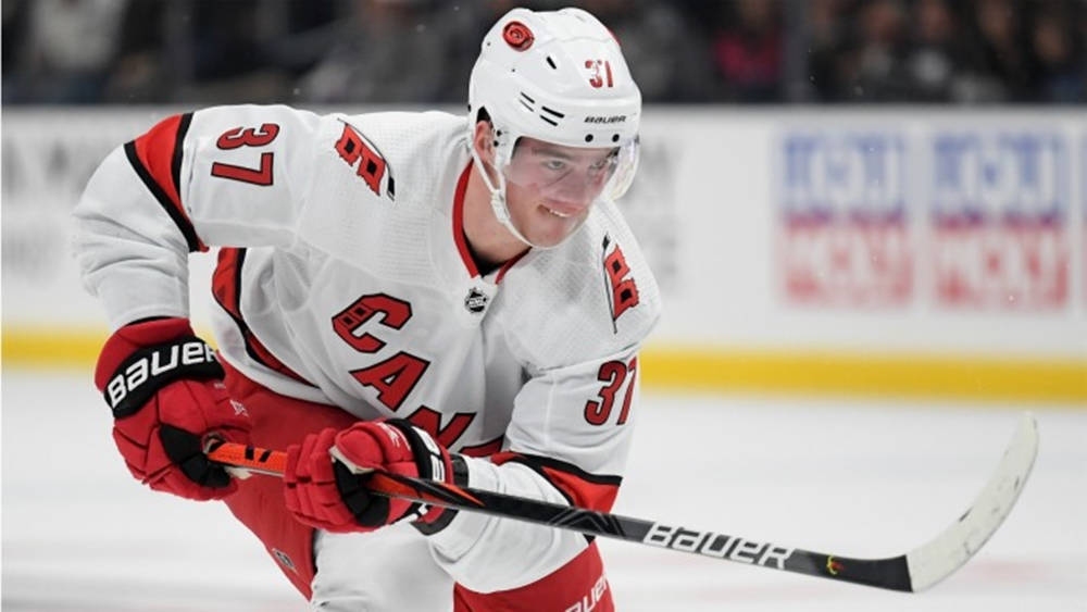 Andrei Svechnikov Ice Hockey Background