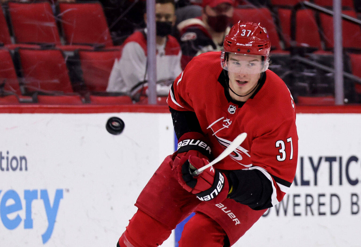 Andrei Svechnikov Ice Hockey Winger Background