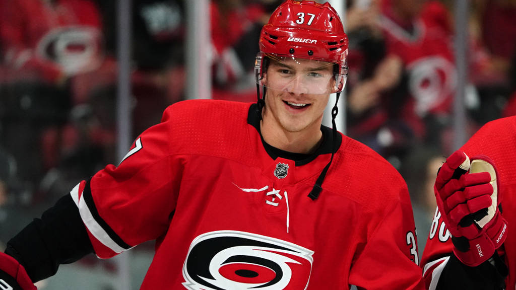 Andrei Svechnikov Ice Hockey Background