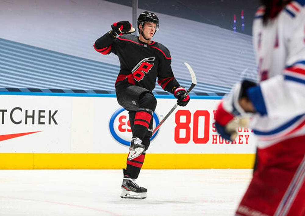 Andrei Svechnikov Nhl Ice Hockey Background