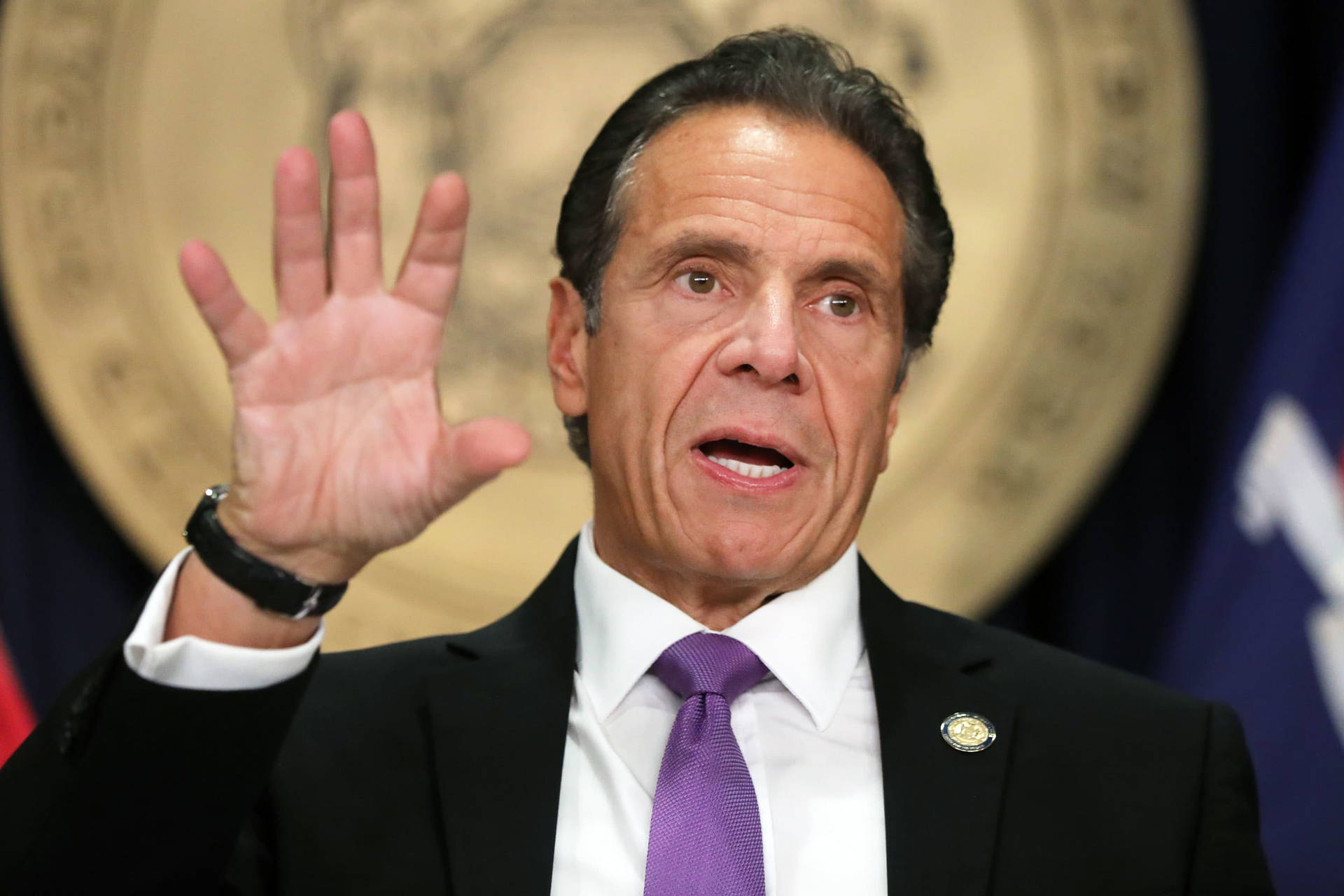 Andrew Cuomo And His Right Hand