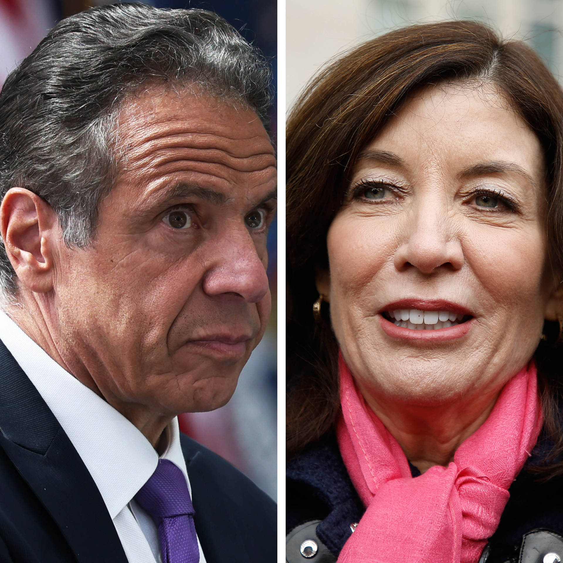 Andrew Cuomo And Kathy Hochul