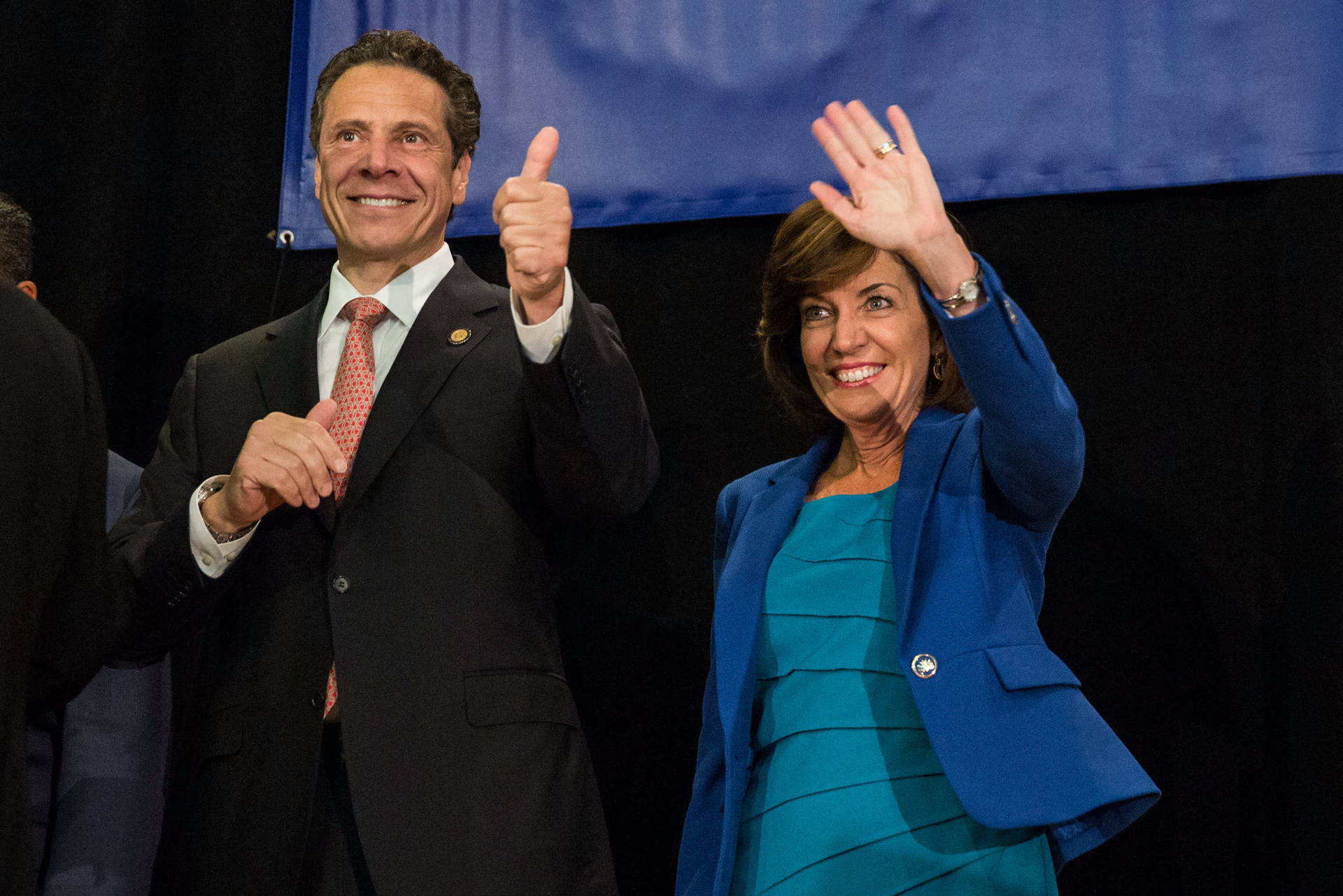 Andrew Cuomo Posing Background