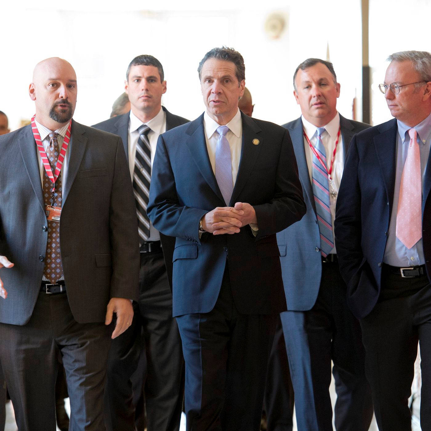 Andrew Cuomo With Eric Schmidt