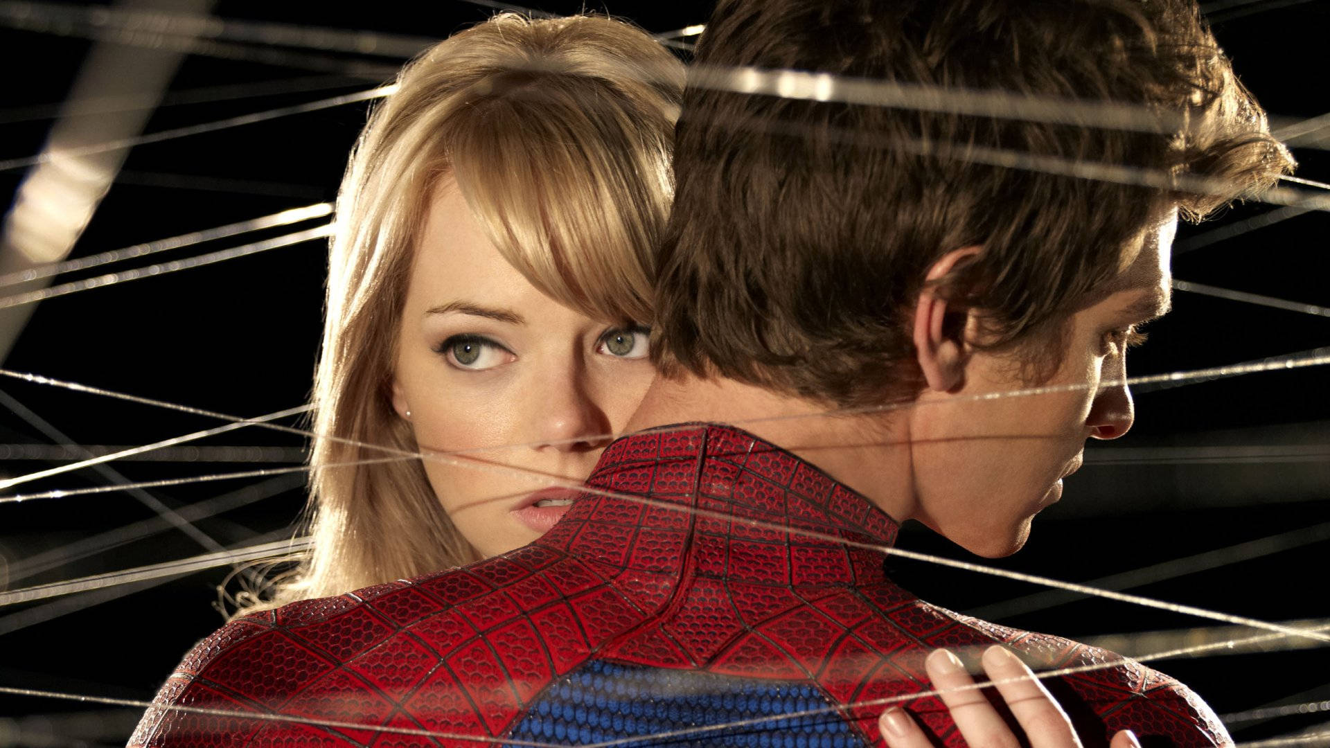 Andrew Garfield And Emma Stone Web Background