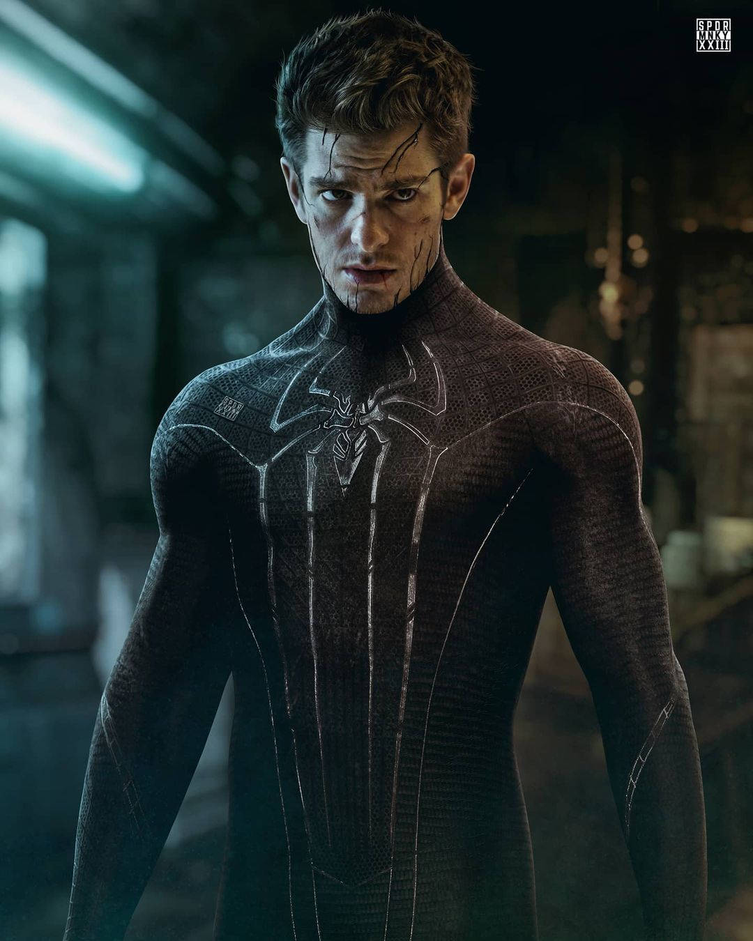 Andrew Garfield As Black Spiderman