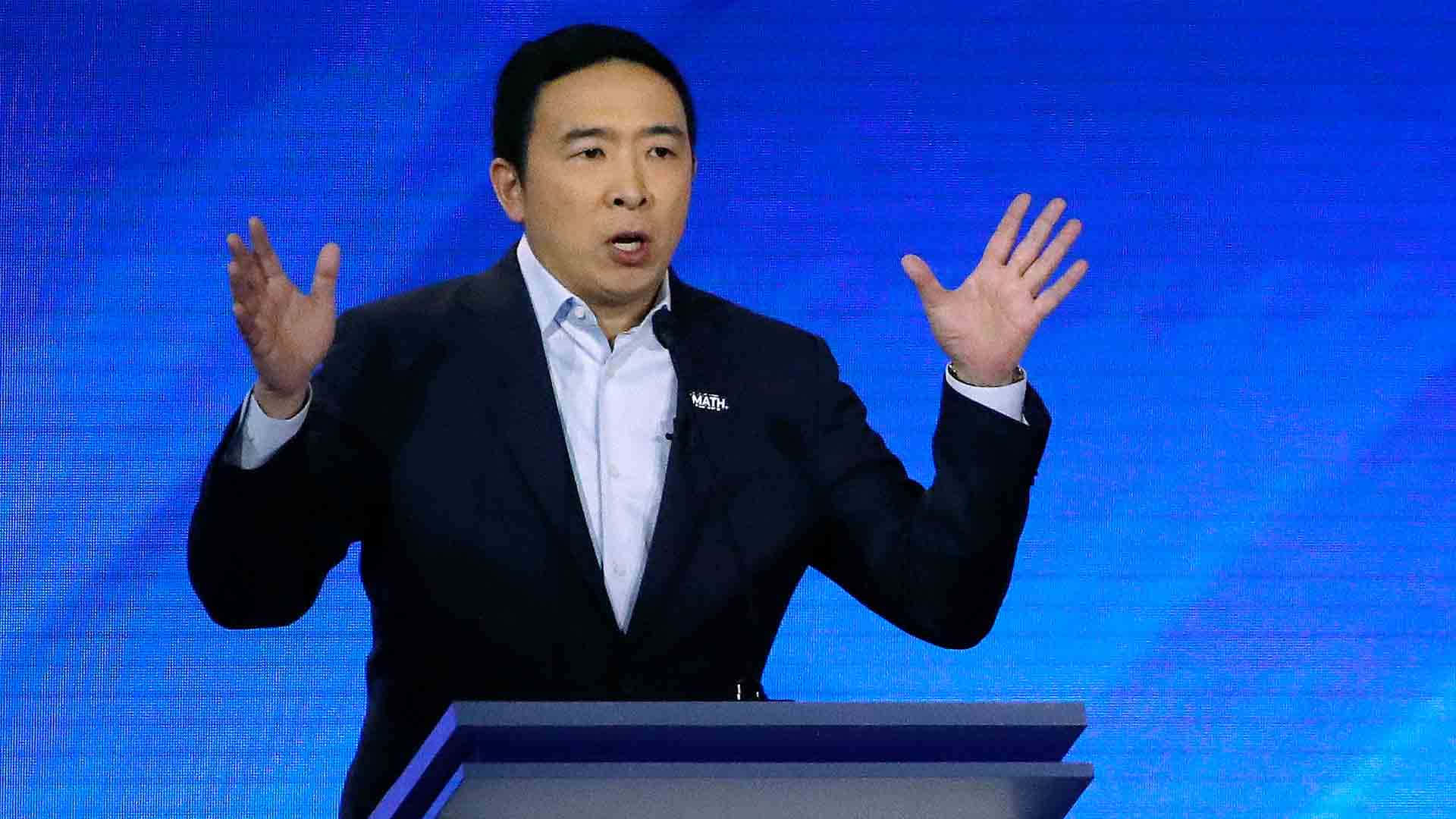 Andrew Yang Hands Off