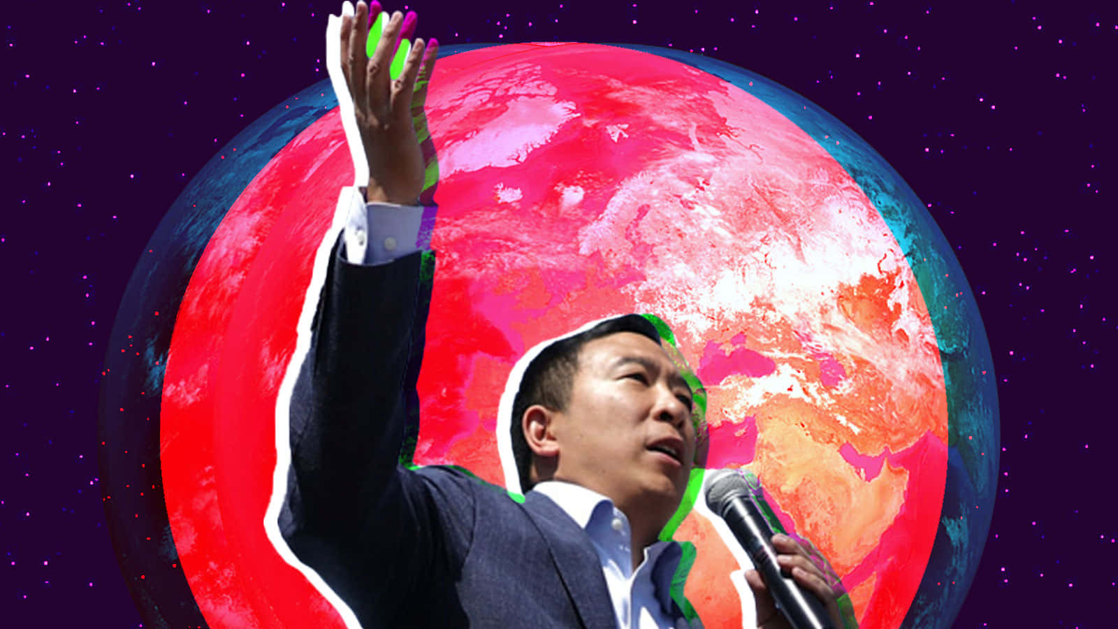 Andrew Yang Planet Edit Background