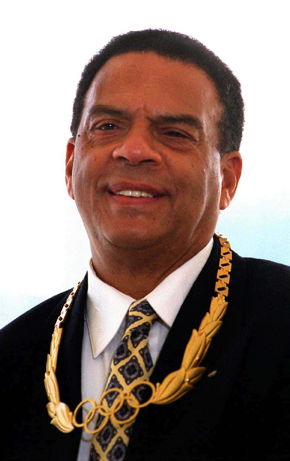 Andrew Young Wearing Award Background
