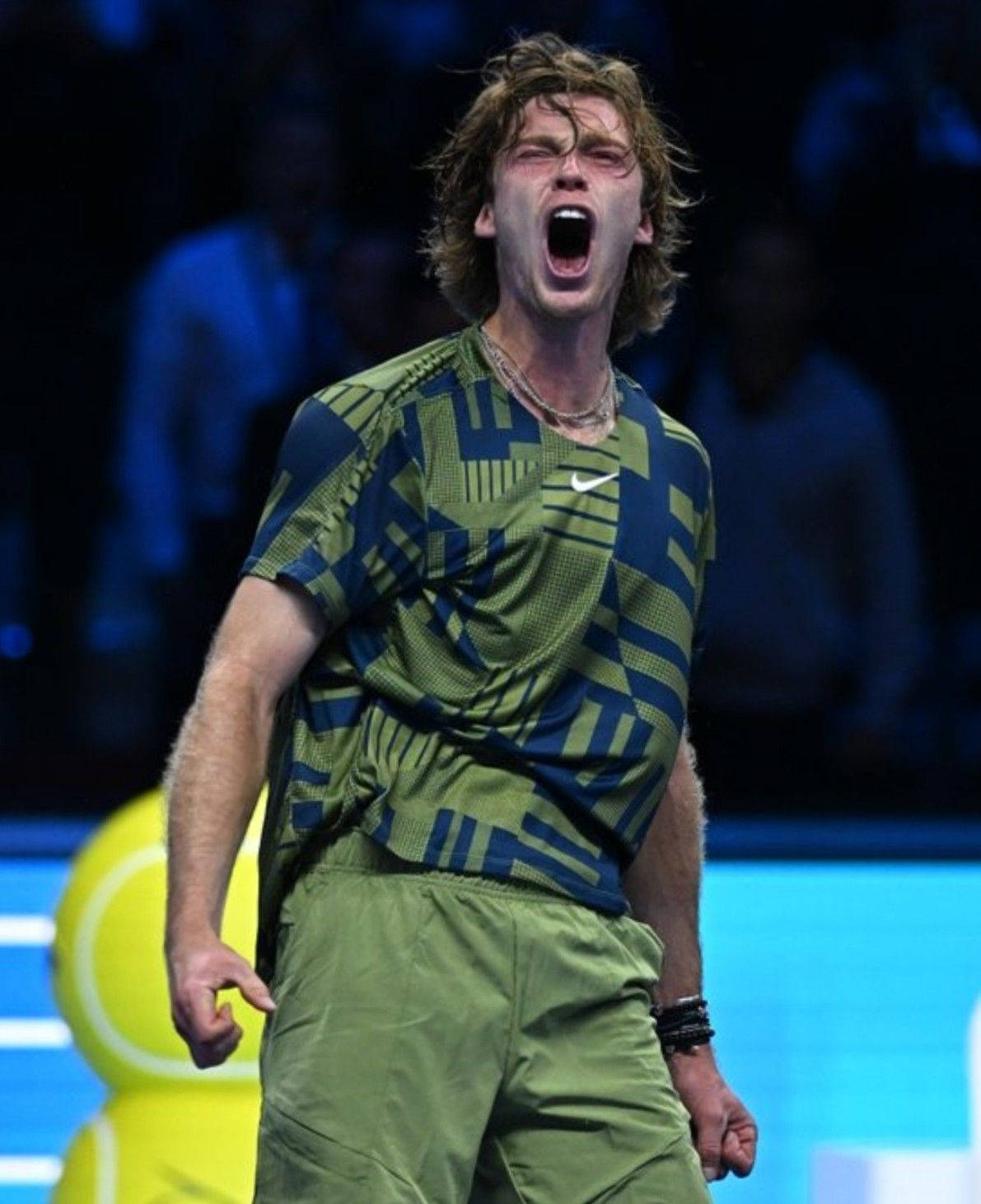 Andrey Rublev Shouting