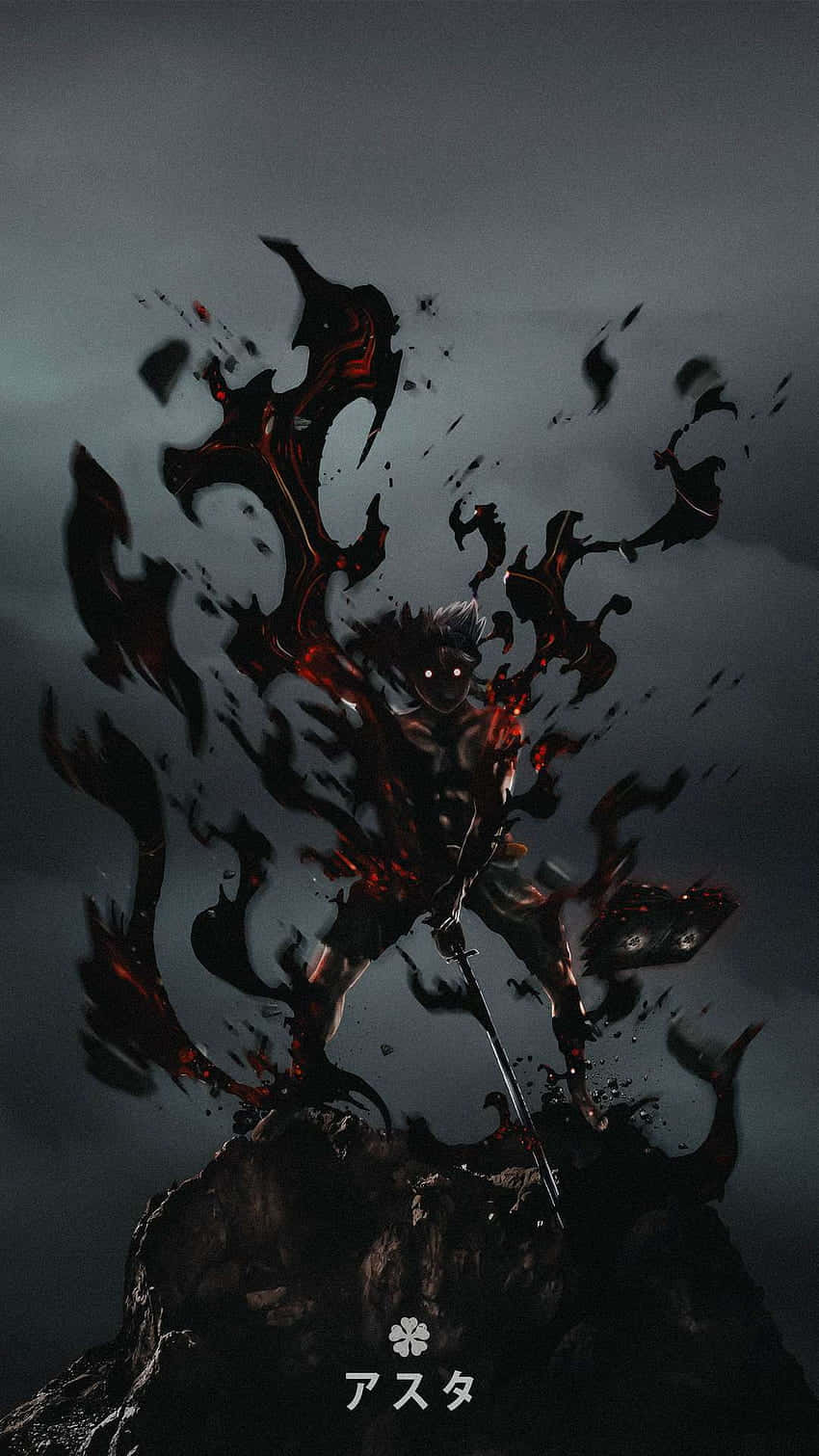 Android Anime Black Clover Asta Background
