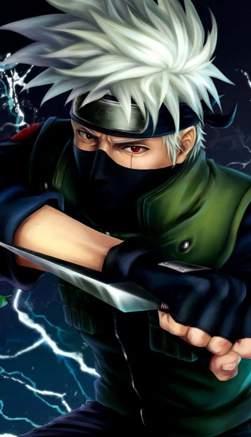 Android Anime Hatake Kakashi Of The Sharingan Background