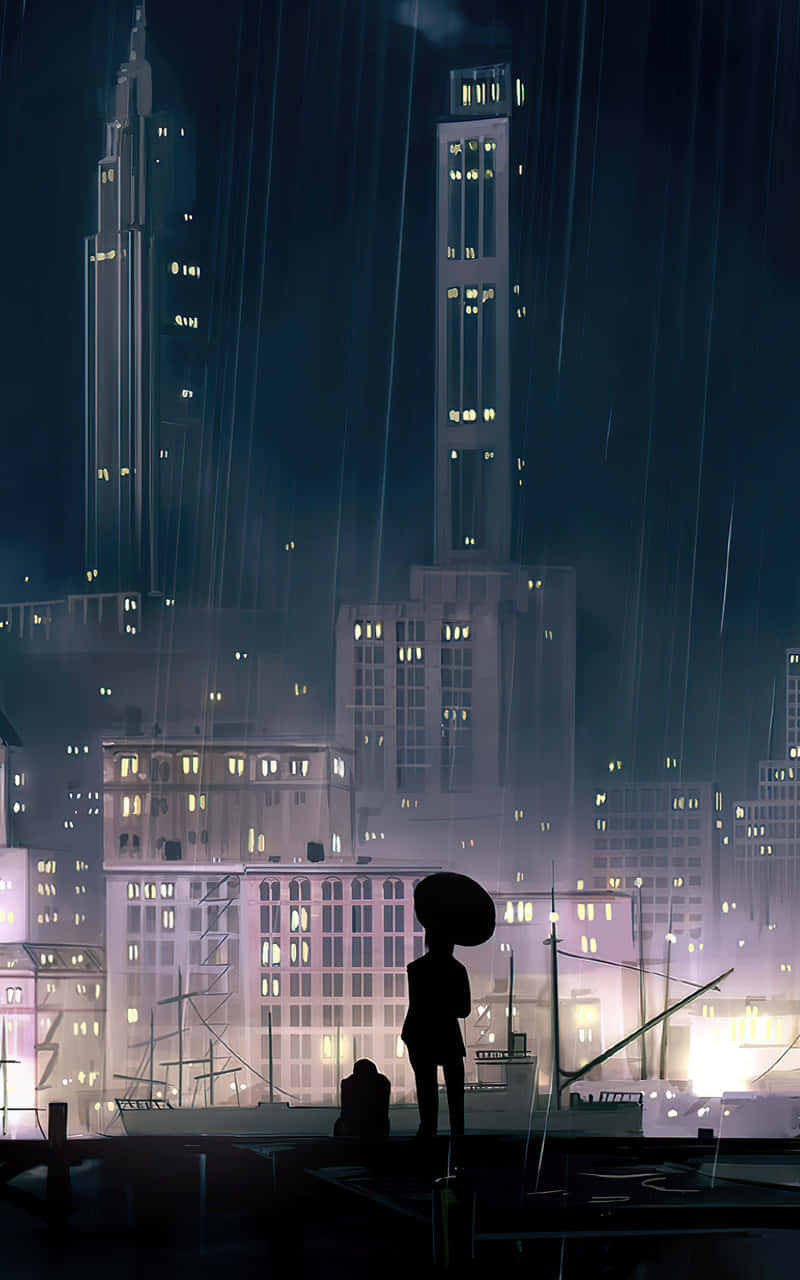 Android Anime Of The City Building