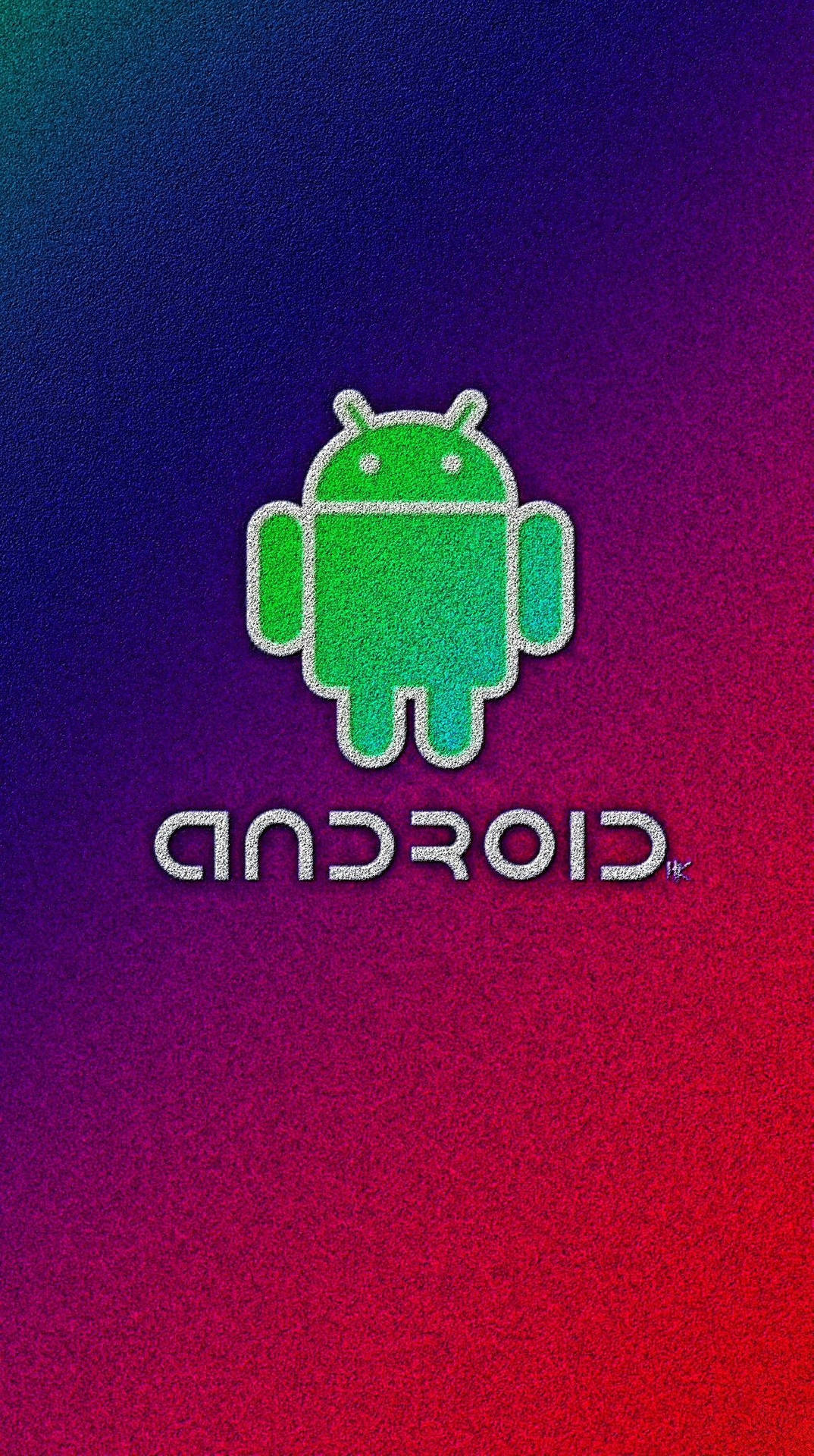 Android Developer Logo With Radiant Background Background