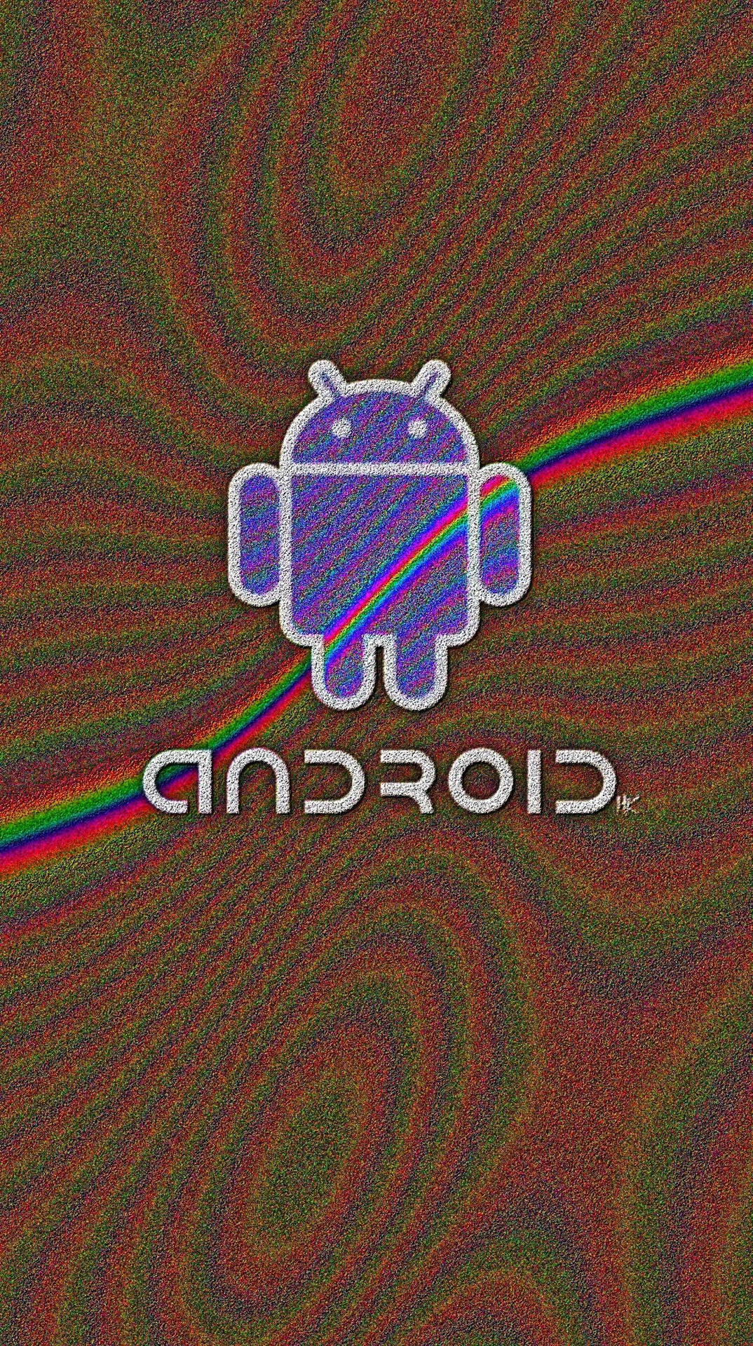 Android Developer With Film Colors Effect Background