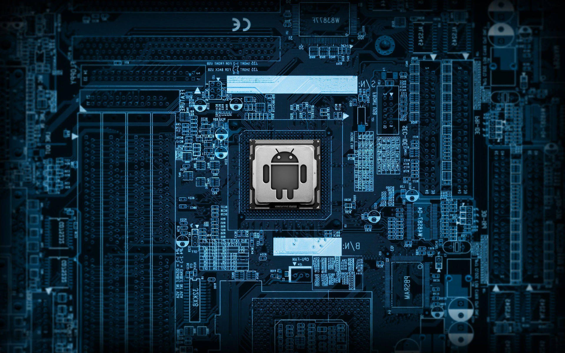 Android Device Motherboard Background
