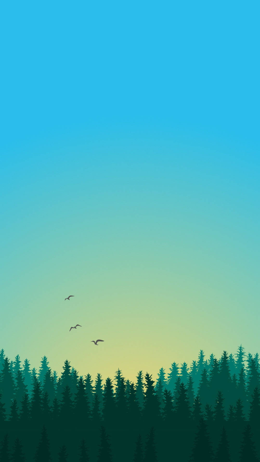 Android Forest Art Background