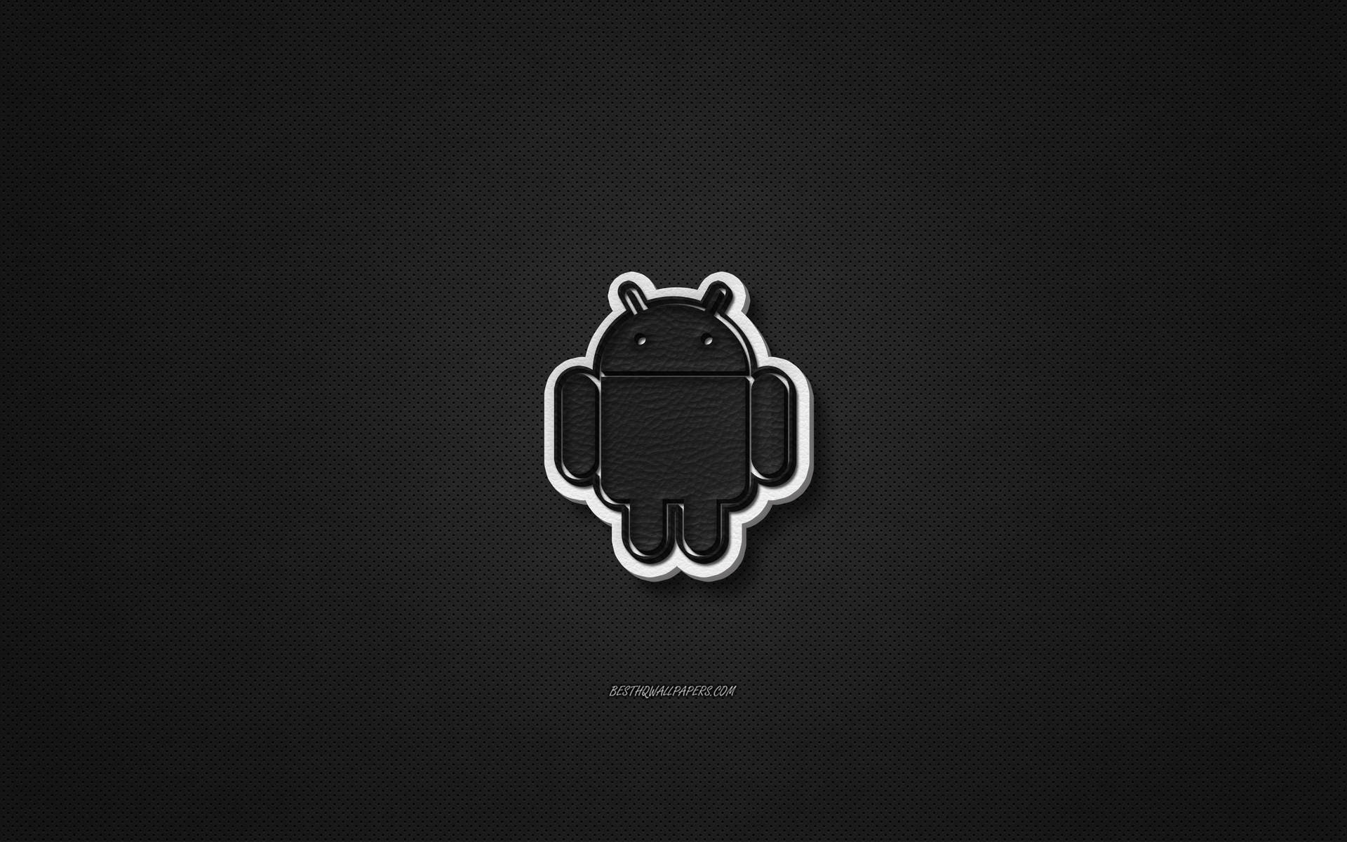 Android Leather Logo Desktop Background