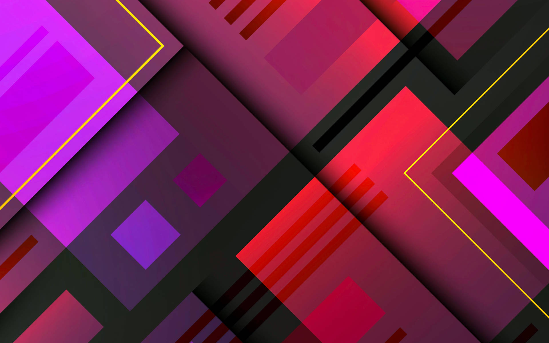 Android Material Design Red Neon Art Background