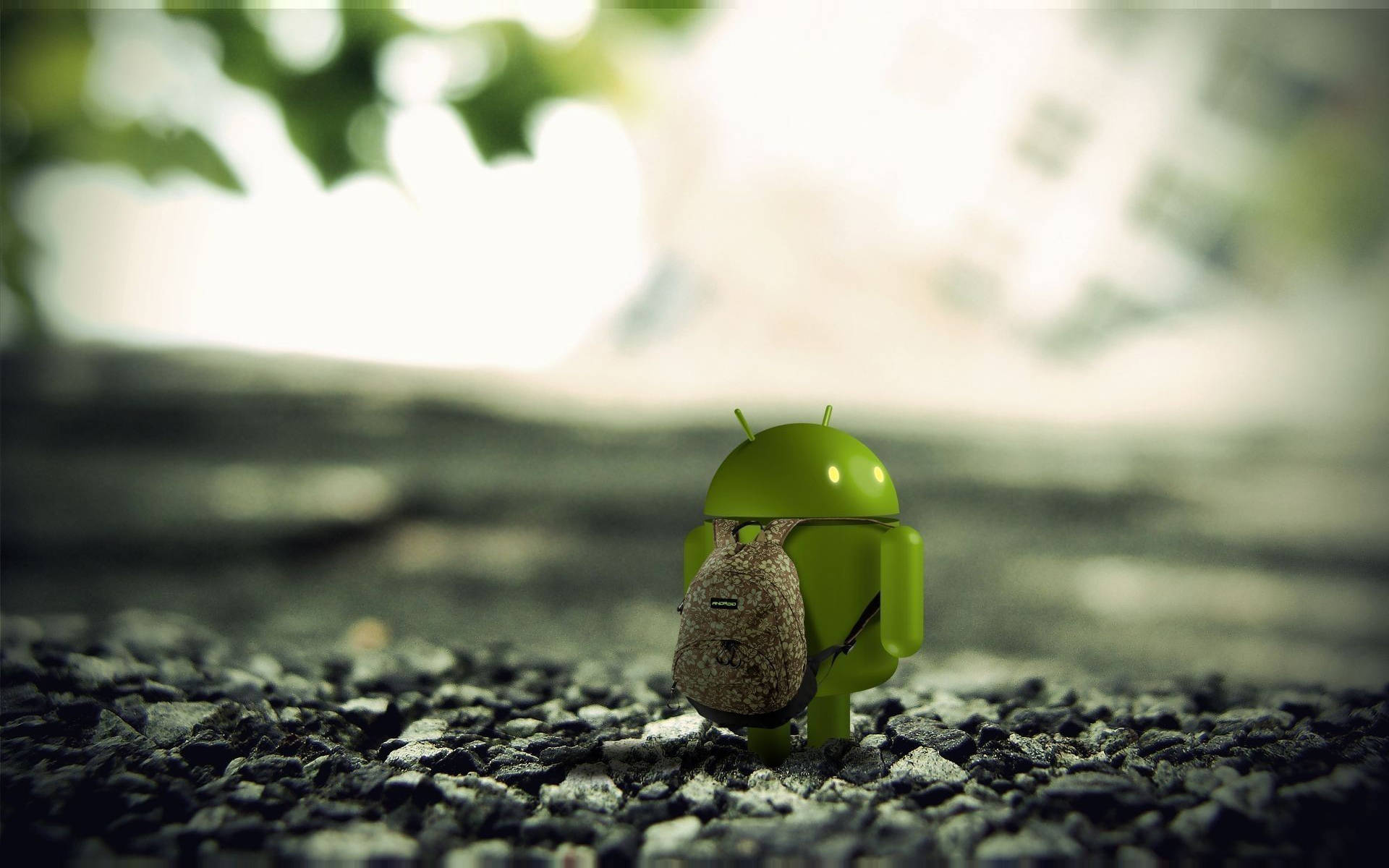 Android Robot Explorer Background