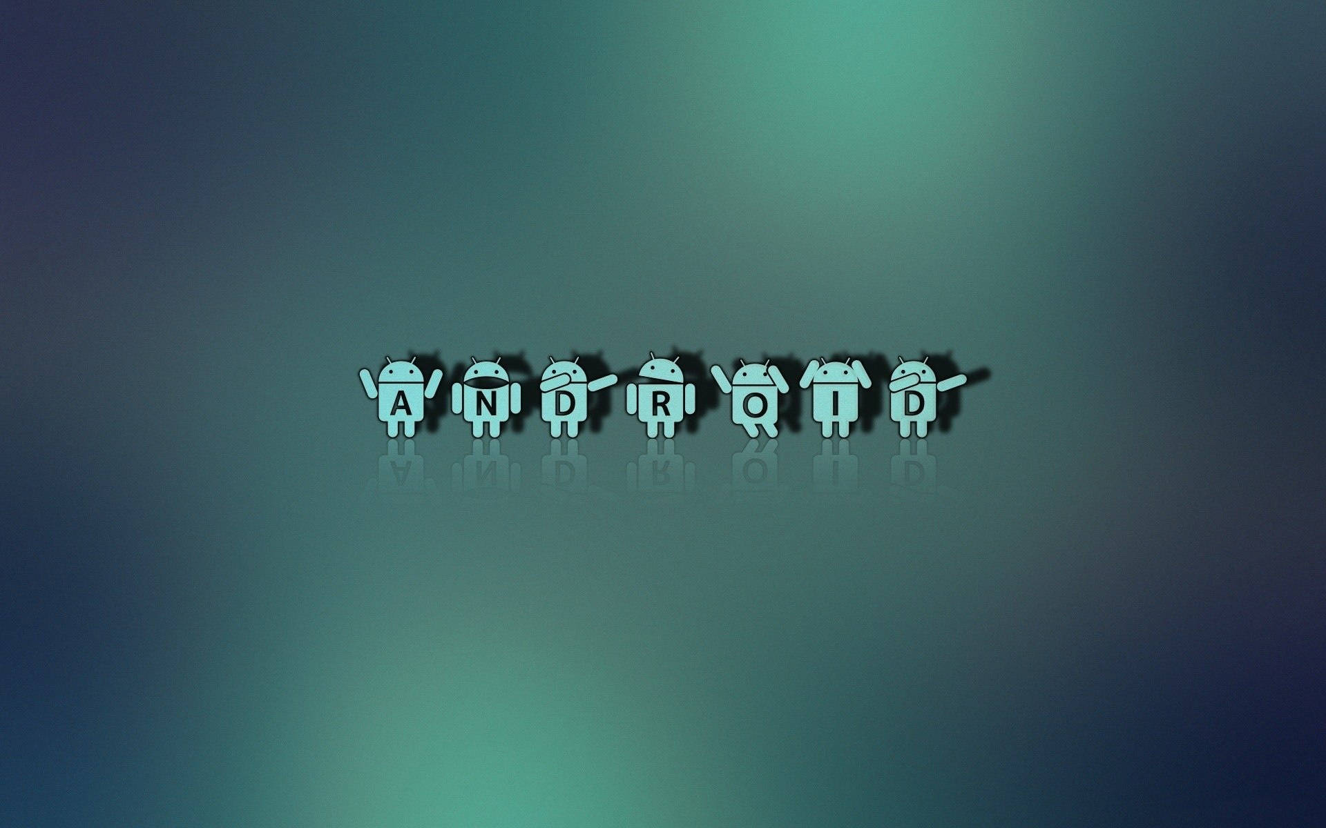 Android Robot Icons Background