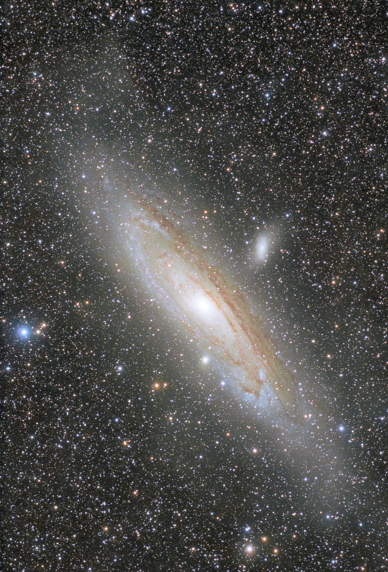 Andromeda Starry Galaxy Universe Background