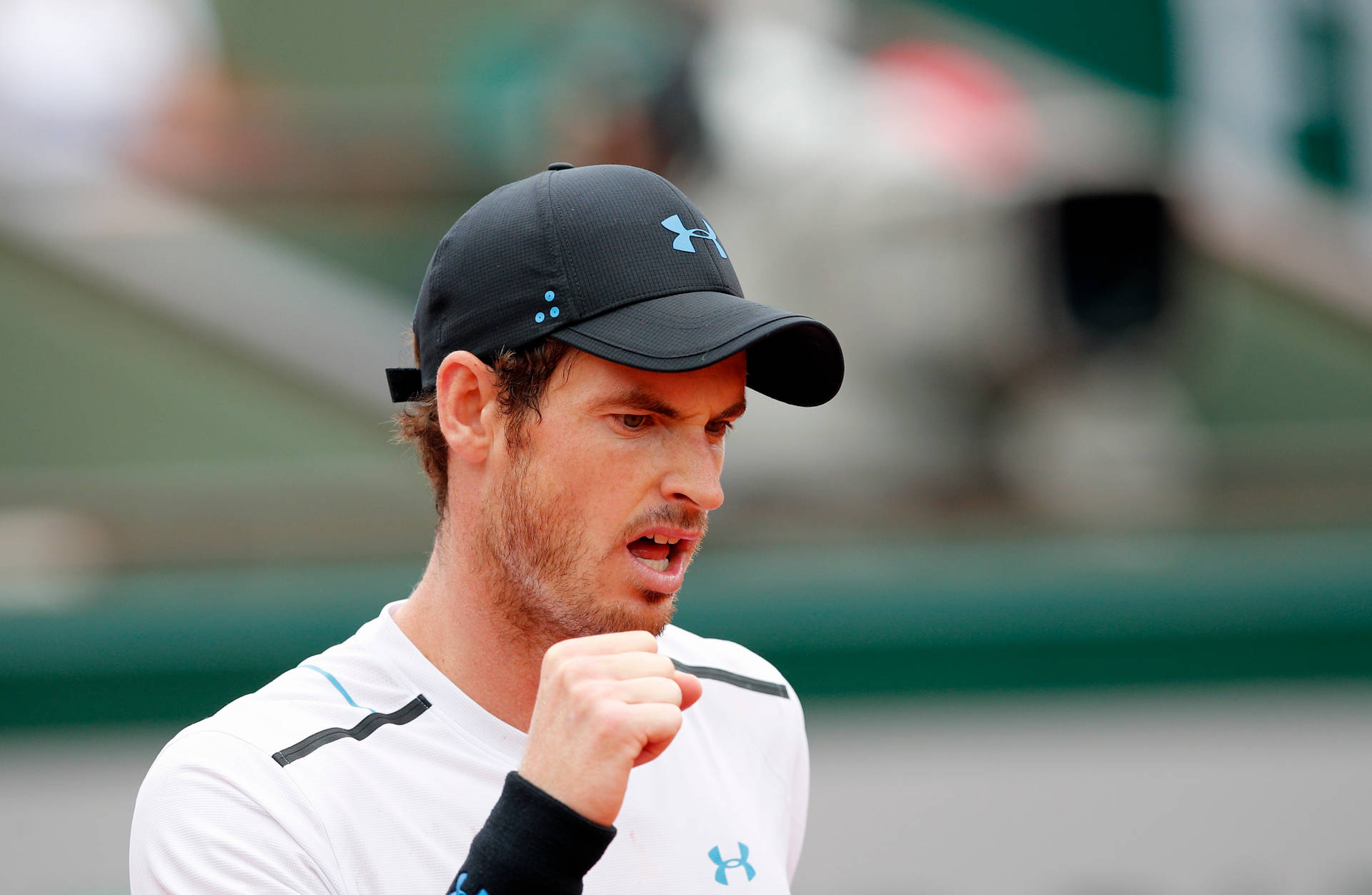 Andy Murray Doing Fist Pump Background