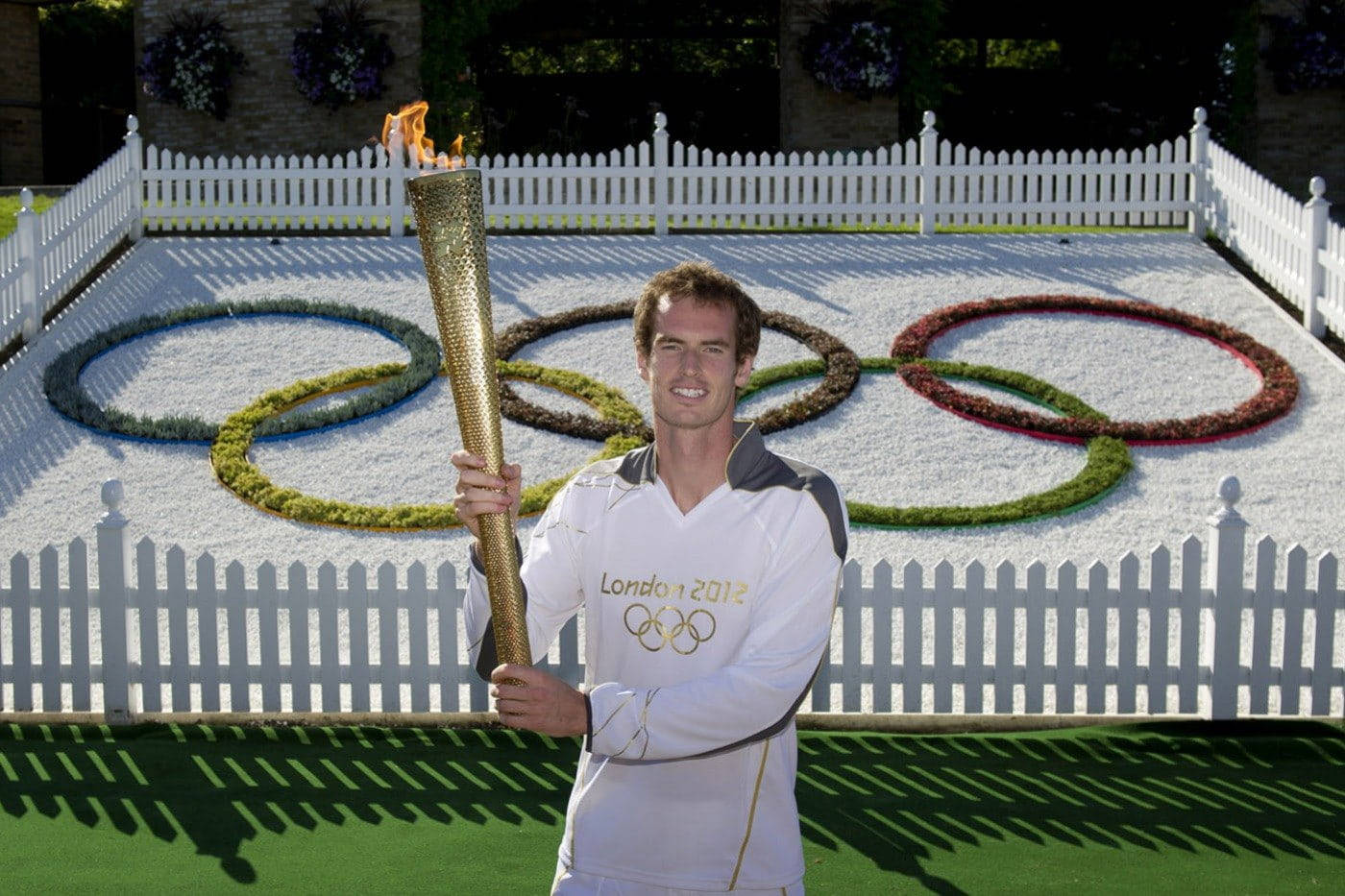 Andy Murray Olympic Torch Relay Background