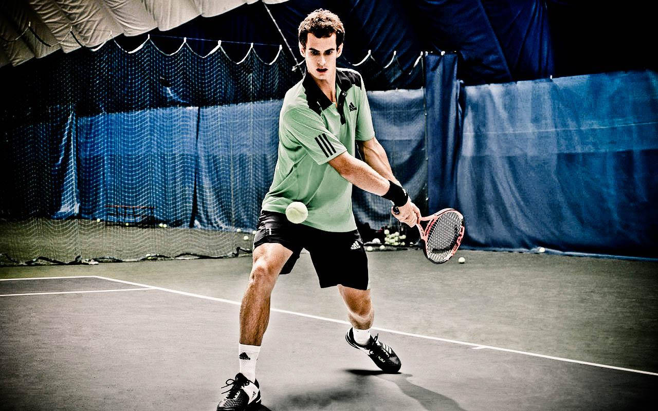 Andy Murray Tennis Training Background