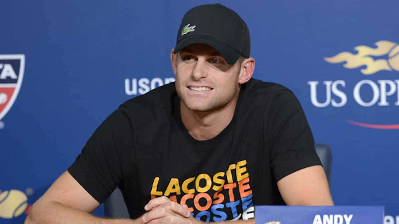 Andy Roddick Wearing Lacoste Shirt