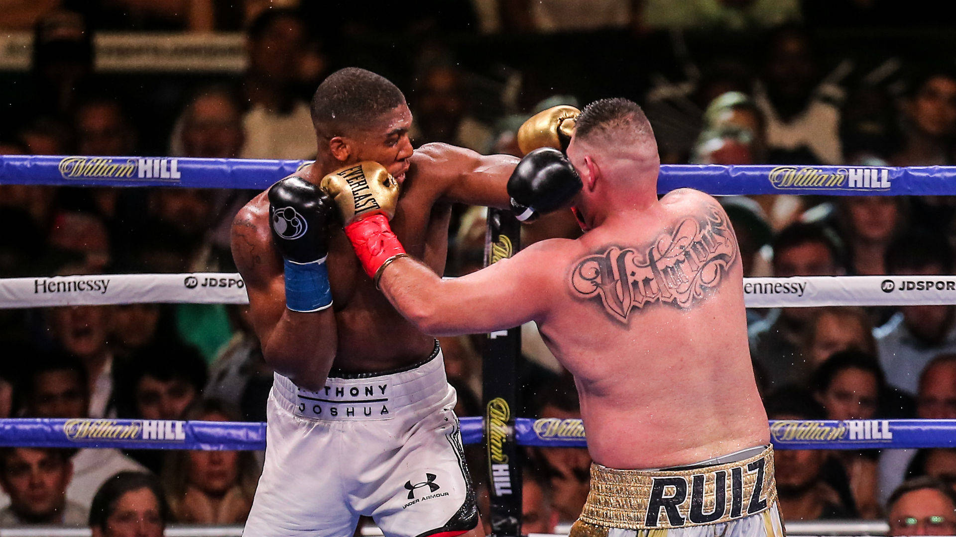 Andy Ruiz And Anthony Joshua Brawl Background