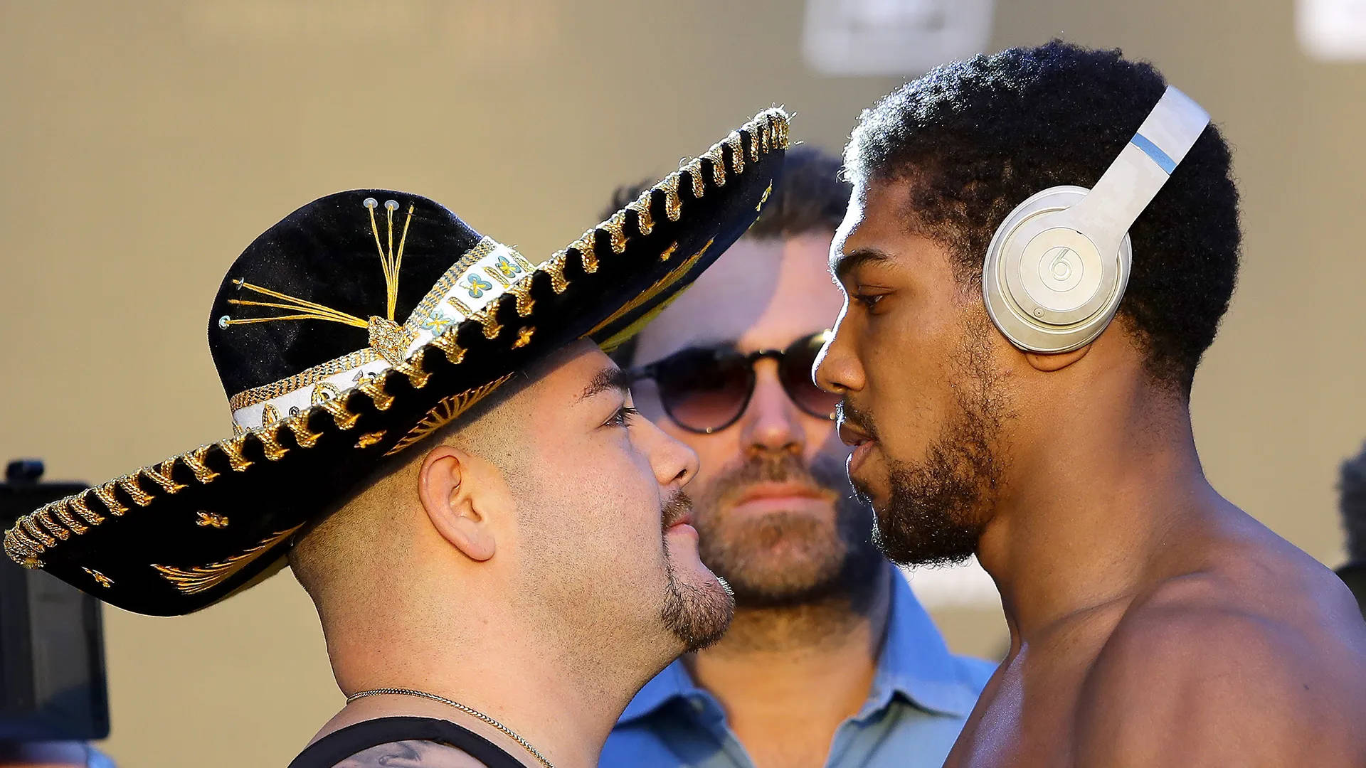 Andy Ruiz And Anthony Joshua Faceoff Before Their Monumental Fight