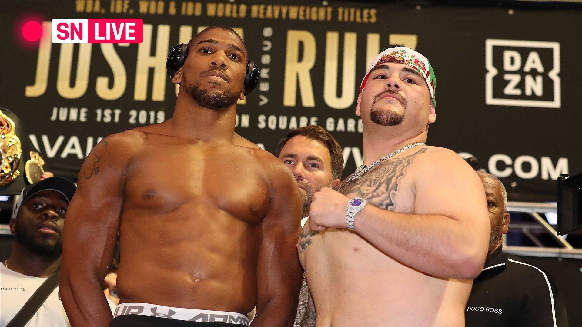 Andy Ruiz And Joshua Pre-fight