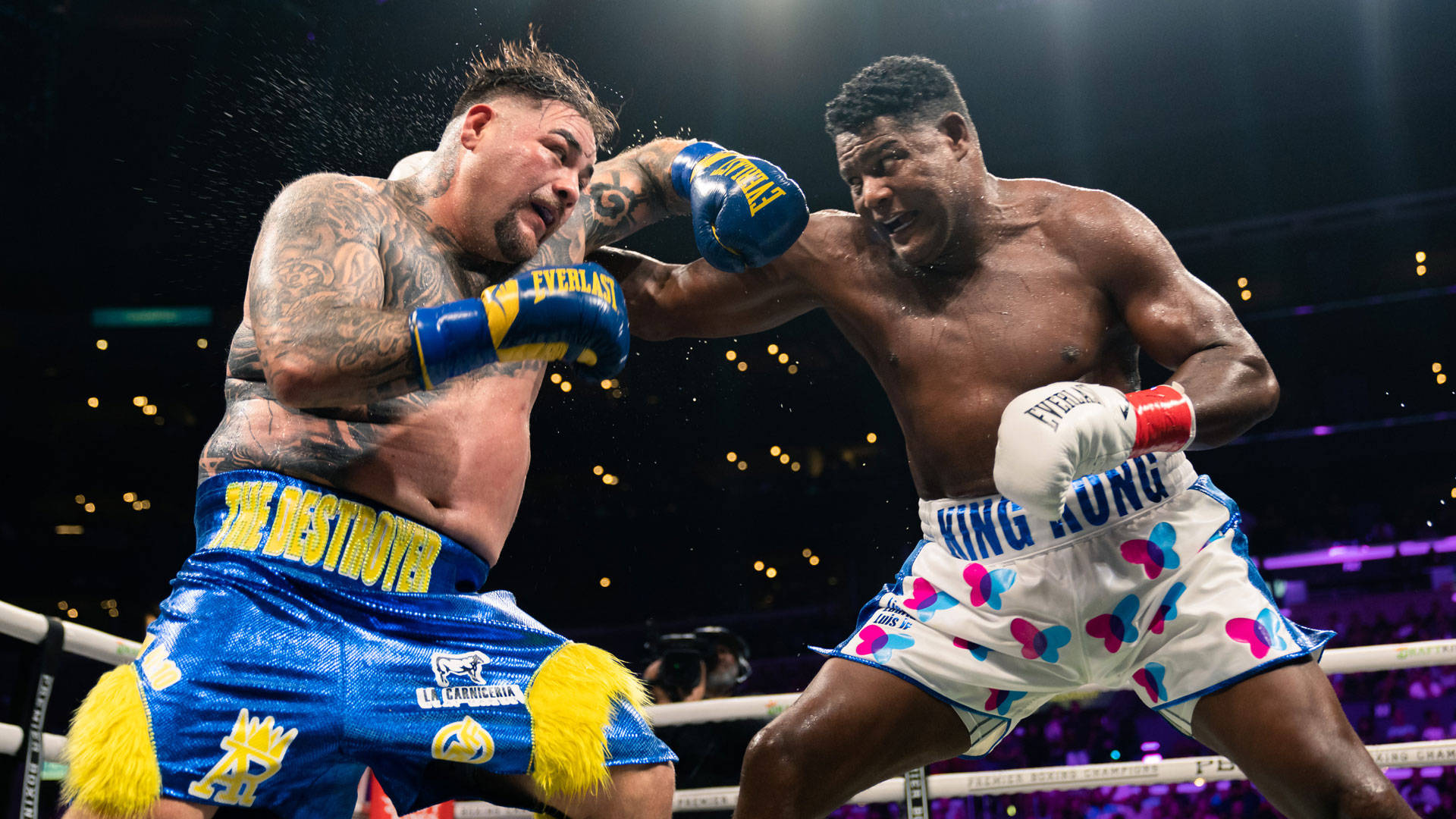 Andy Ruiz And Luis Ortiz Fight