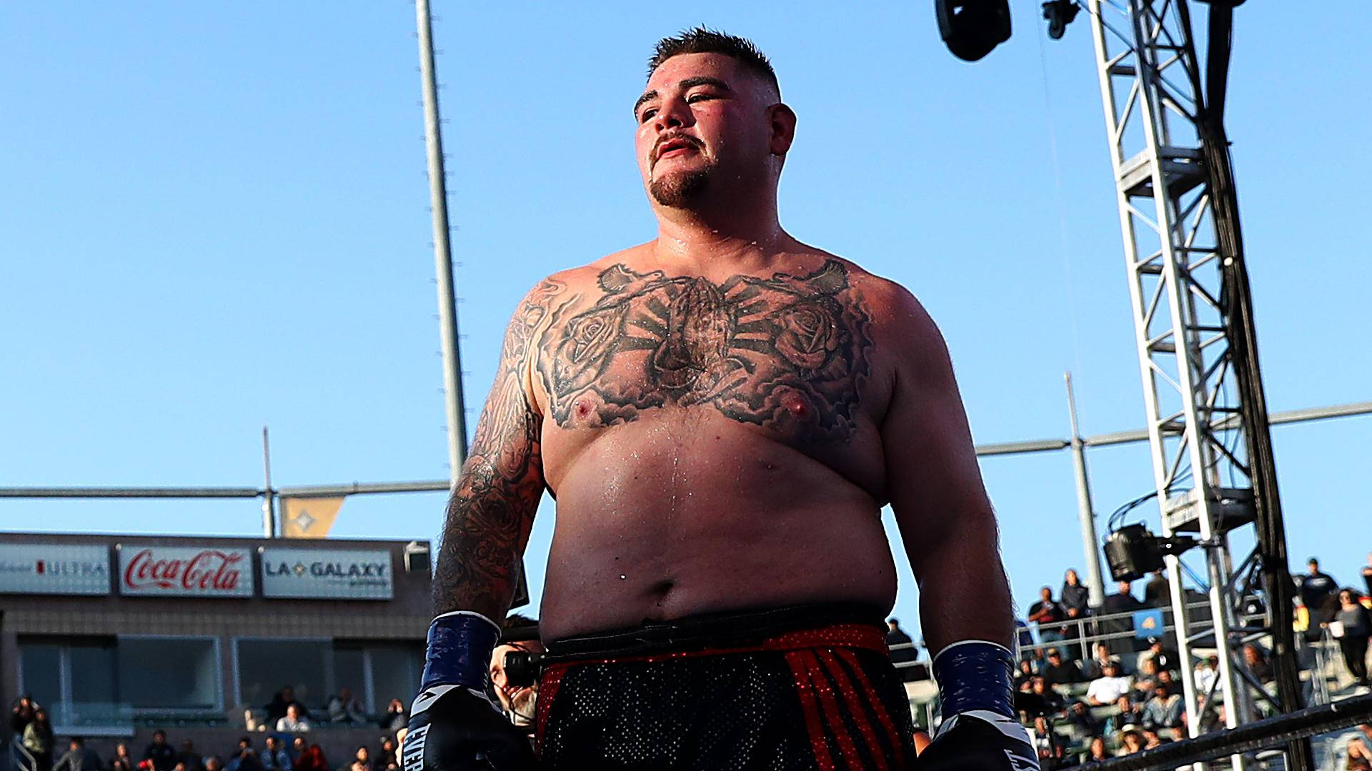 Andy Ruiz In Stage Background